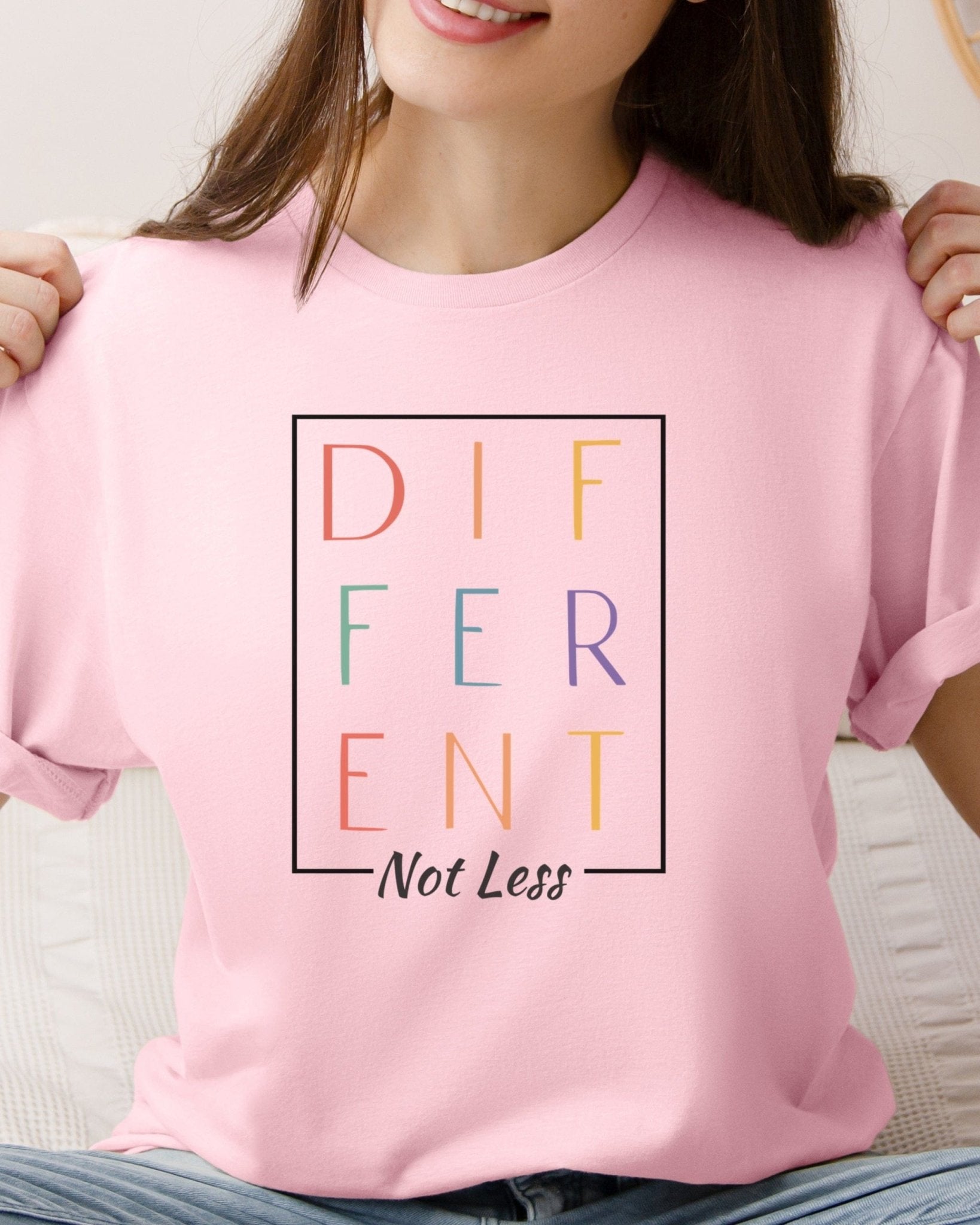 Autism T-Shirt - Different Not Less Tee - Daily Bloom