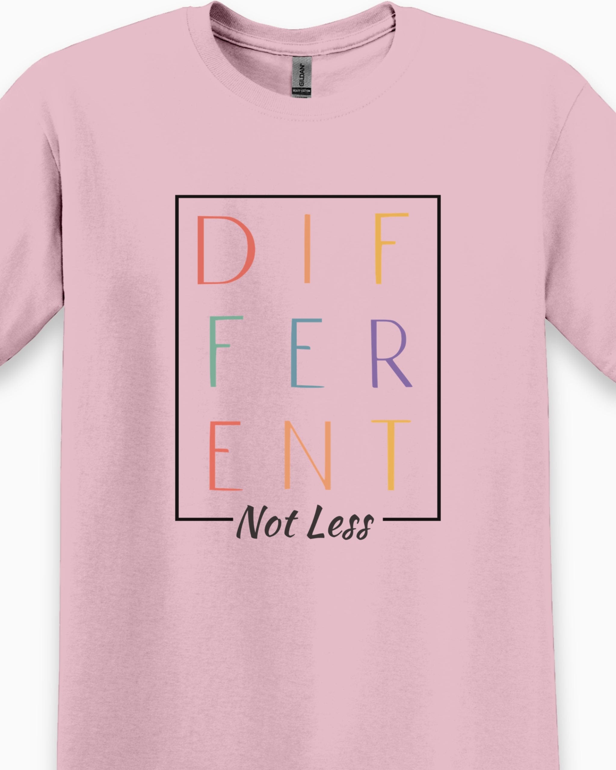 Different Not Less Tee-Neurodiversity, ADHD & Autism Awareness & Acceptance T-Shirt by Daily Bloom