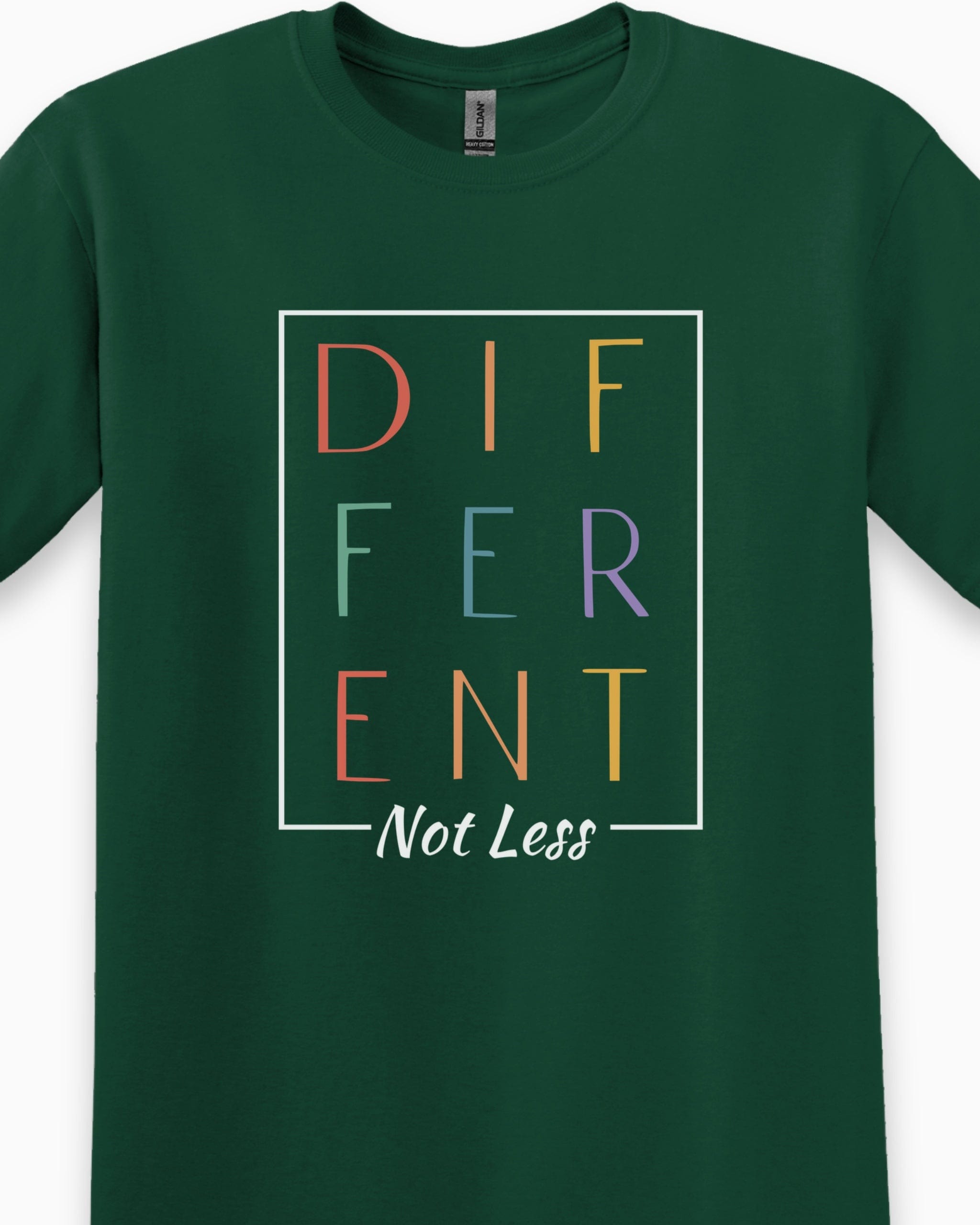 Different Not Less Tee-Neurodiversity, ADHD & Autism Awareness & Acceptance T-Shirt by Daily Bloom