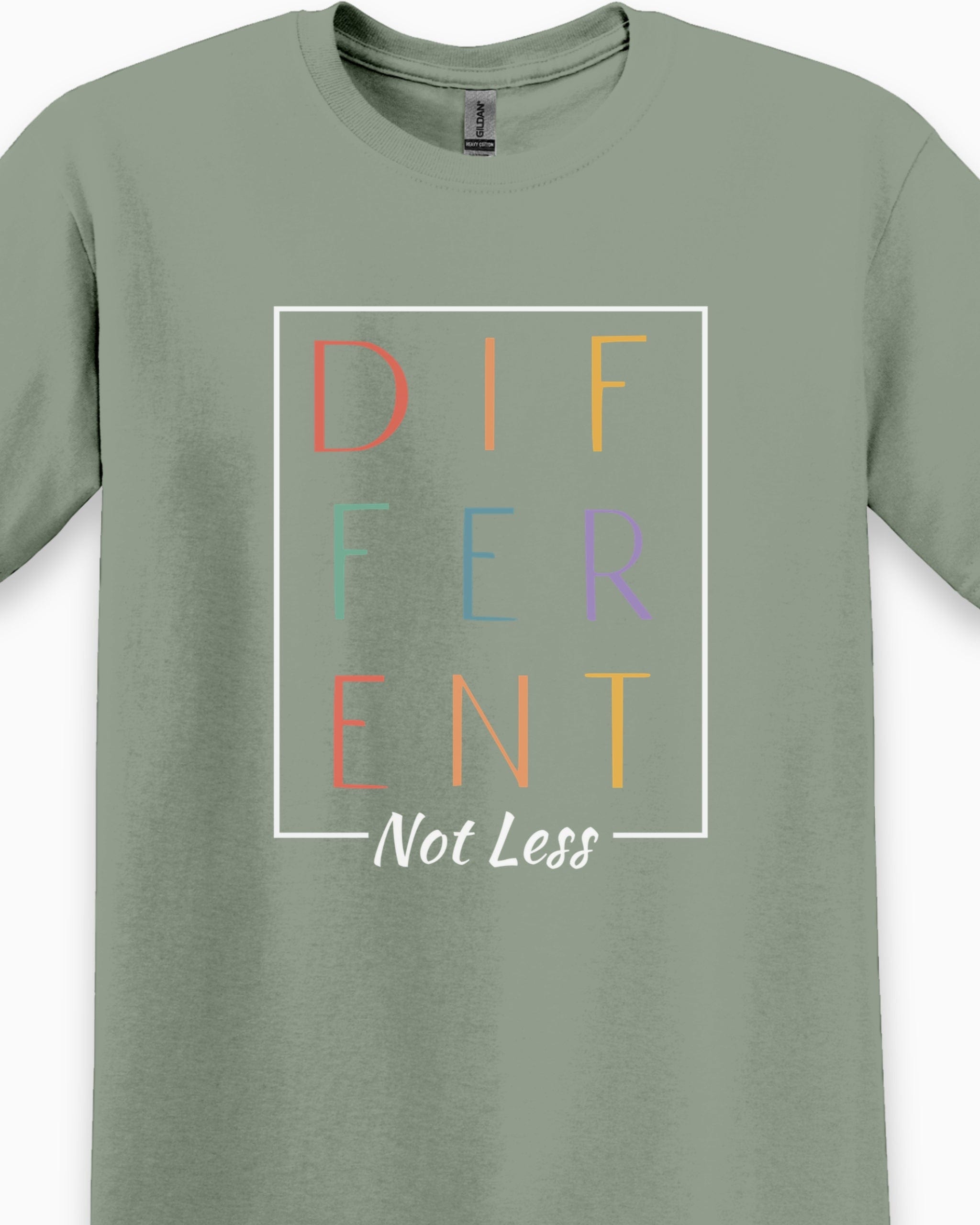 Different Not Less Tee-Neurodiversity, ADHD & Autism Awareness & Acceptance T-Shirt by Daily Bloom