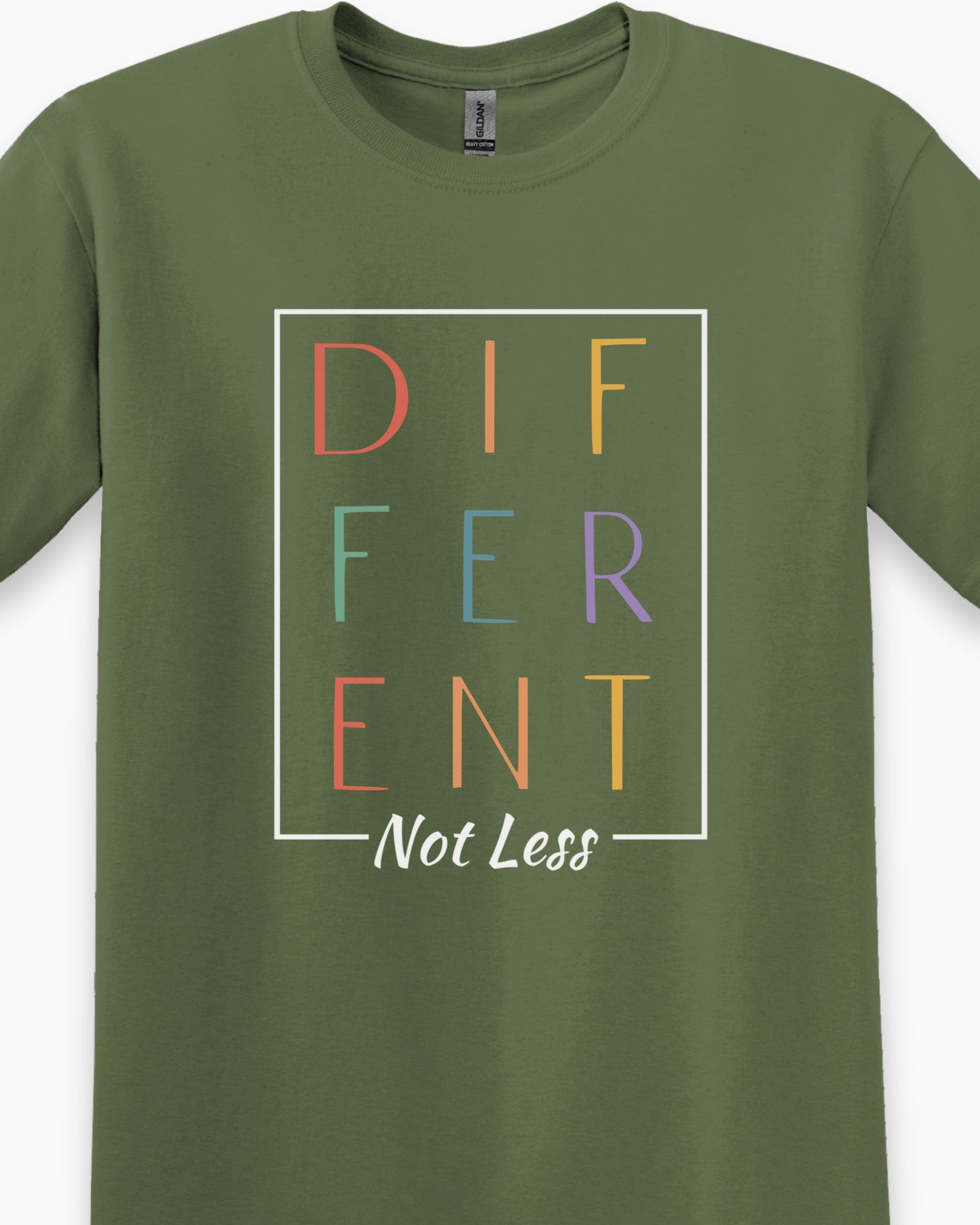 Different Not Less Tee-Neurodiversity, ADHD & Autism Awareness & Acceptance T-Shirt by Daily Bloom