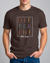 Different Not Less Tee-Neurodiversity, ADHD & Autism Awareness & Acceptance T-Shirt by Daily Bloom