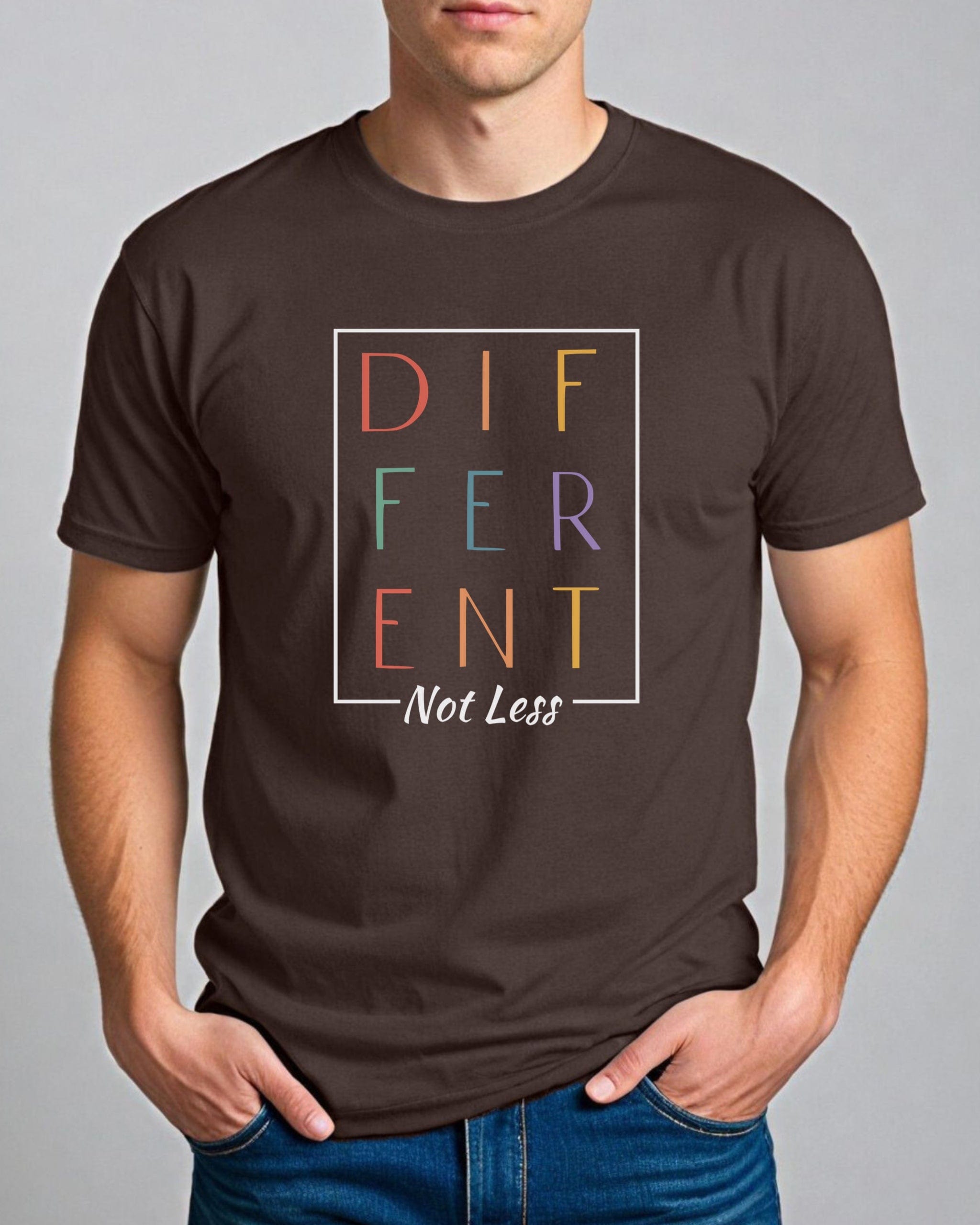 Different Not Less Tee-Neurodiversity, ADHD & Autism Awareness & Acceptance T-Shirt by Daily Bloom