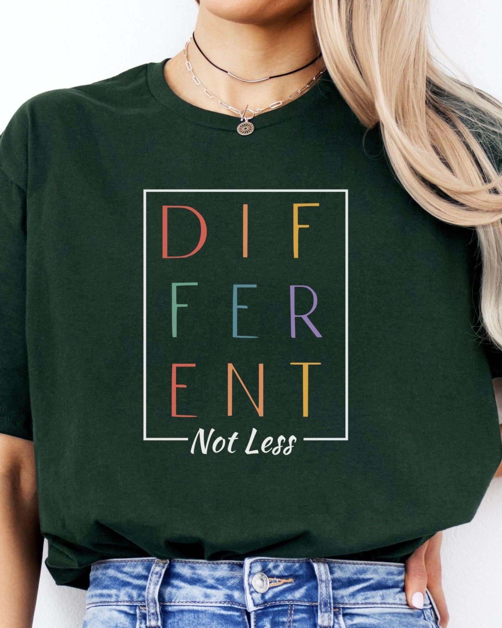 Autism T-Shirt - Different Not Less Tee - Daily Bloom
