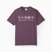 Autism T-Shirt By Daily Bloom Different Petals Same Garden Flower Sketches Comfort Colors Tee Berry / S