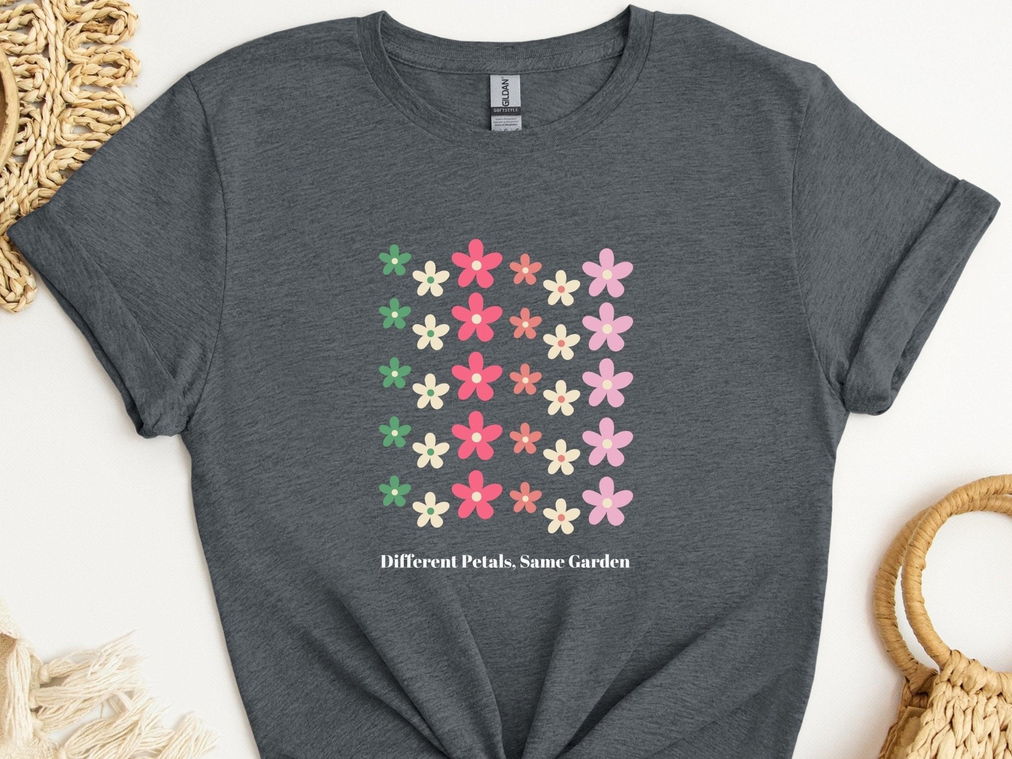 Autism T-Shirt - Different Petals Same Garden Tee - Daily Bloom