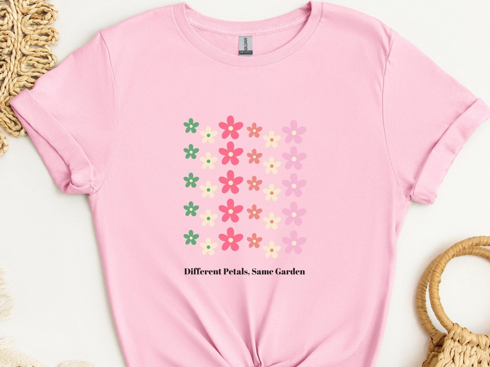 Autism T-Shirt - Different Petals Same Garden Tee - Daily Bloom