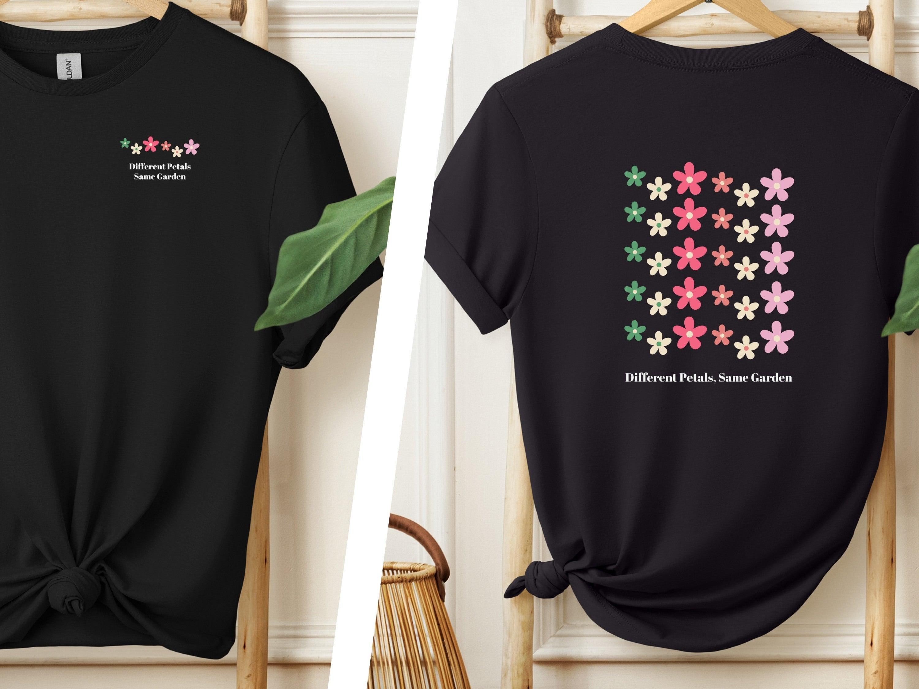  Back Print-Black-Neurodiversity, ADHD & Autism Awareness & Acceptance T-Shirt by Daily Bloom