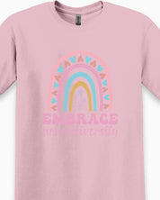 Embrace Neurodiversity Tee-Neurodiversity, ADHD & Autism Awareness & Acceptance T-Shirt by Daily Bloom