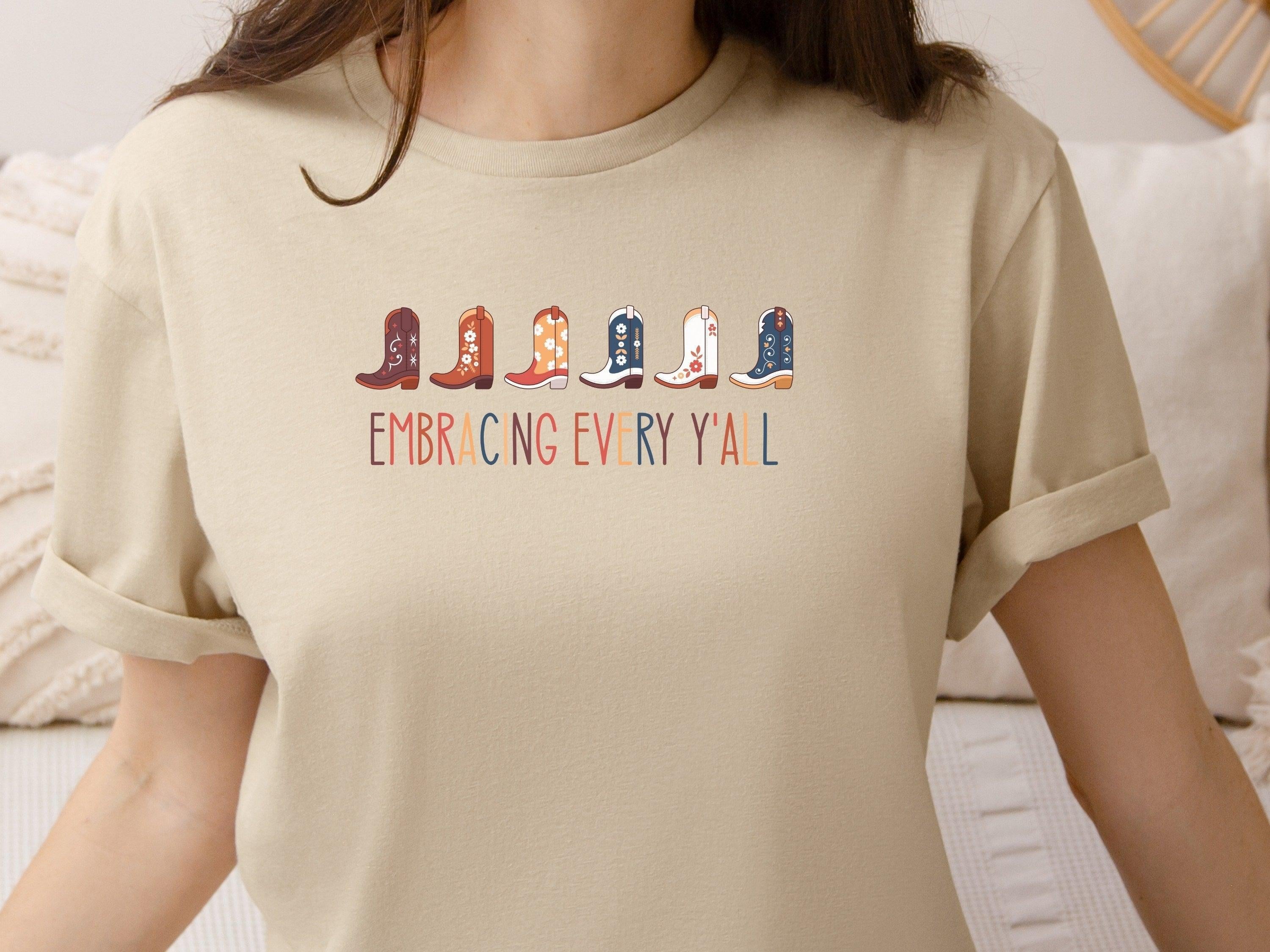Embracing Every Y'all Tee-Neurodiversity, ADHD & Autism Awareness & Acceptance T-Shirt by Daily Bloom