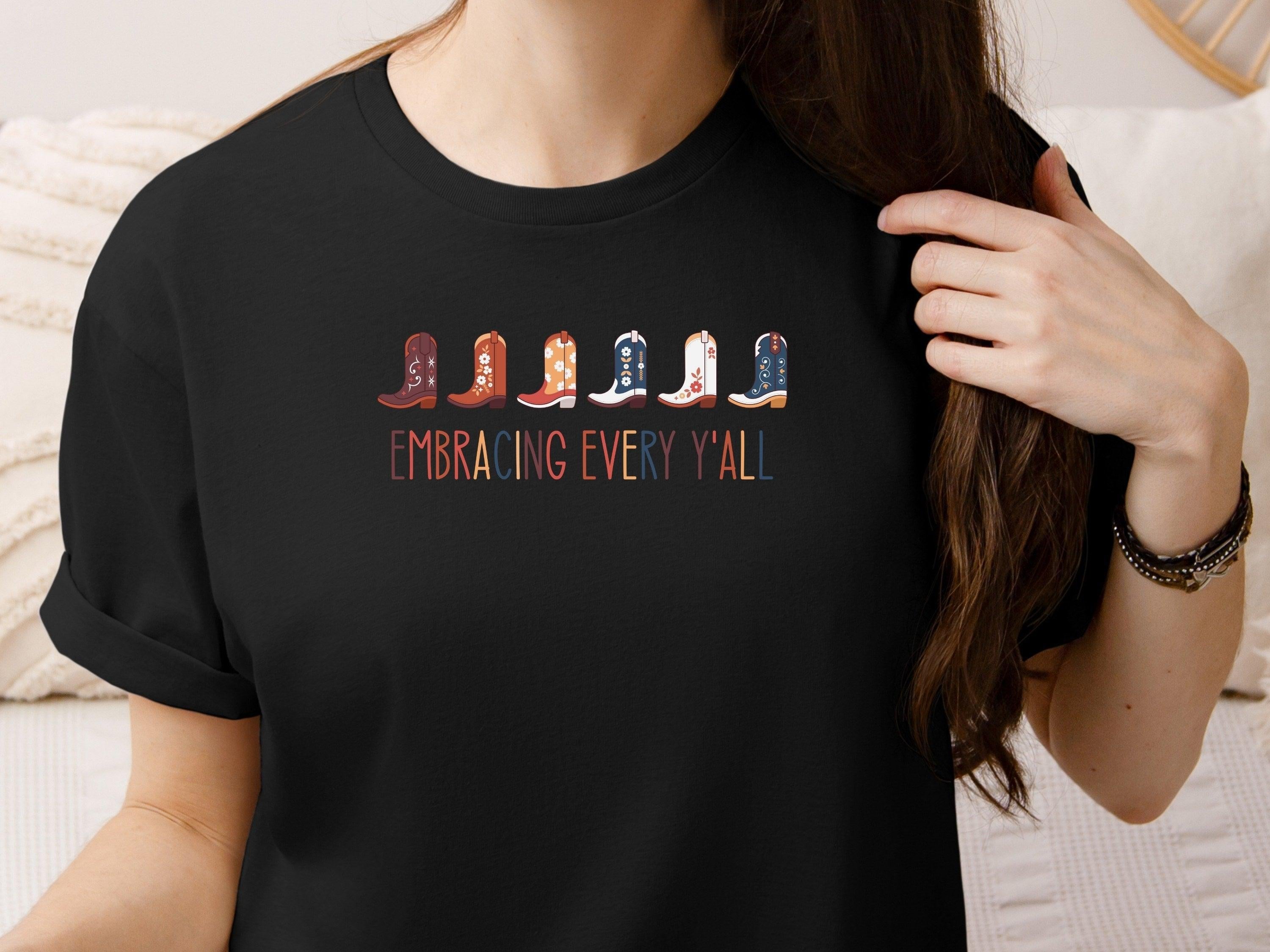 Embracing Every Y'all Tee-Neurodiversity, ADHD & Autism Awareness & Acceptance T-Shirt by Daily Bloom