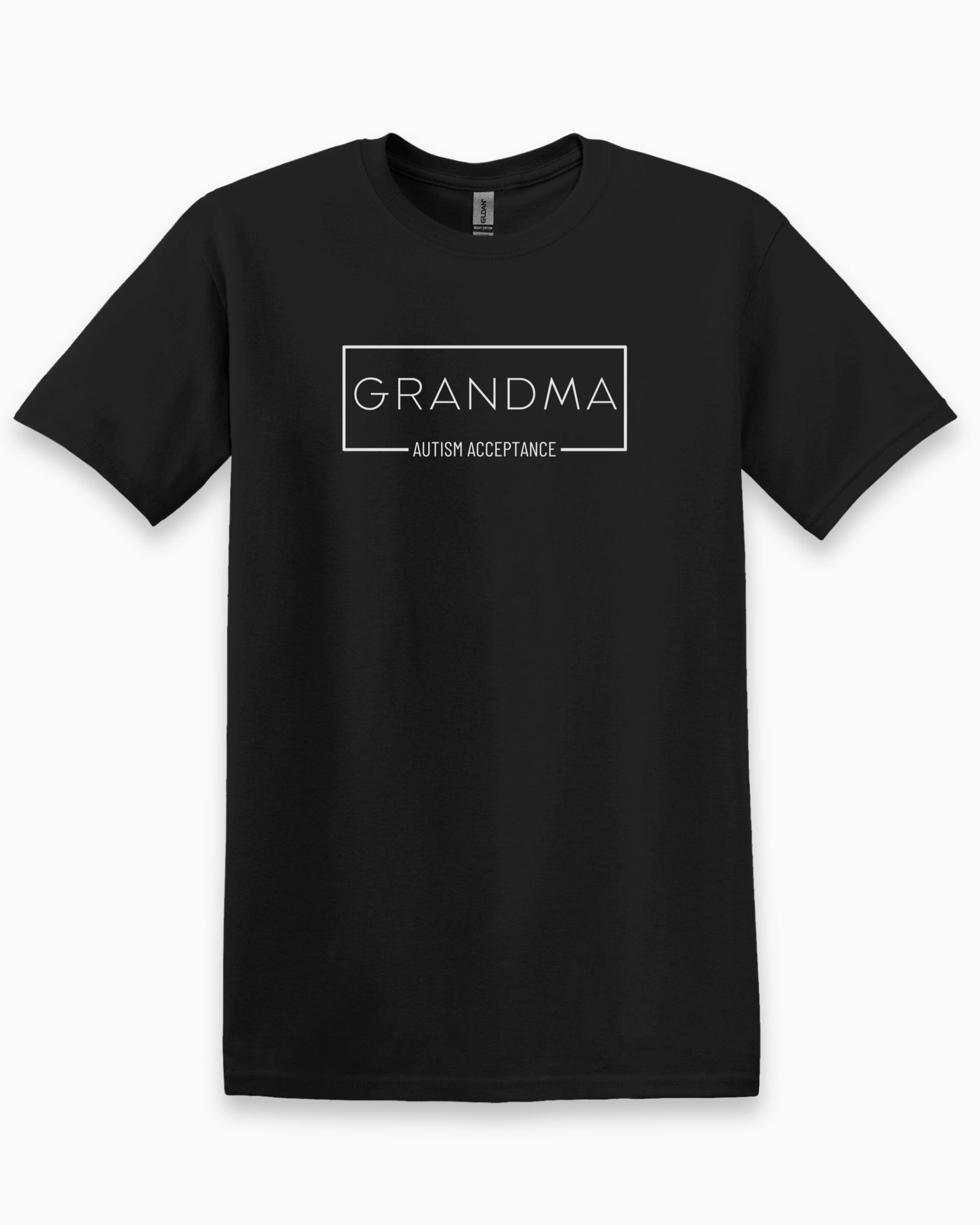 Grandma Box Tee-Black-Neurodiversity, ADHD & Autism Awareness & Acceptance T-Shirt by Daily Bloom