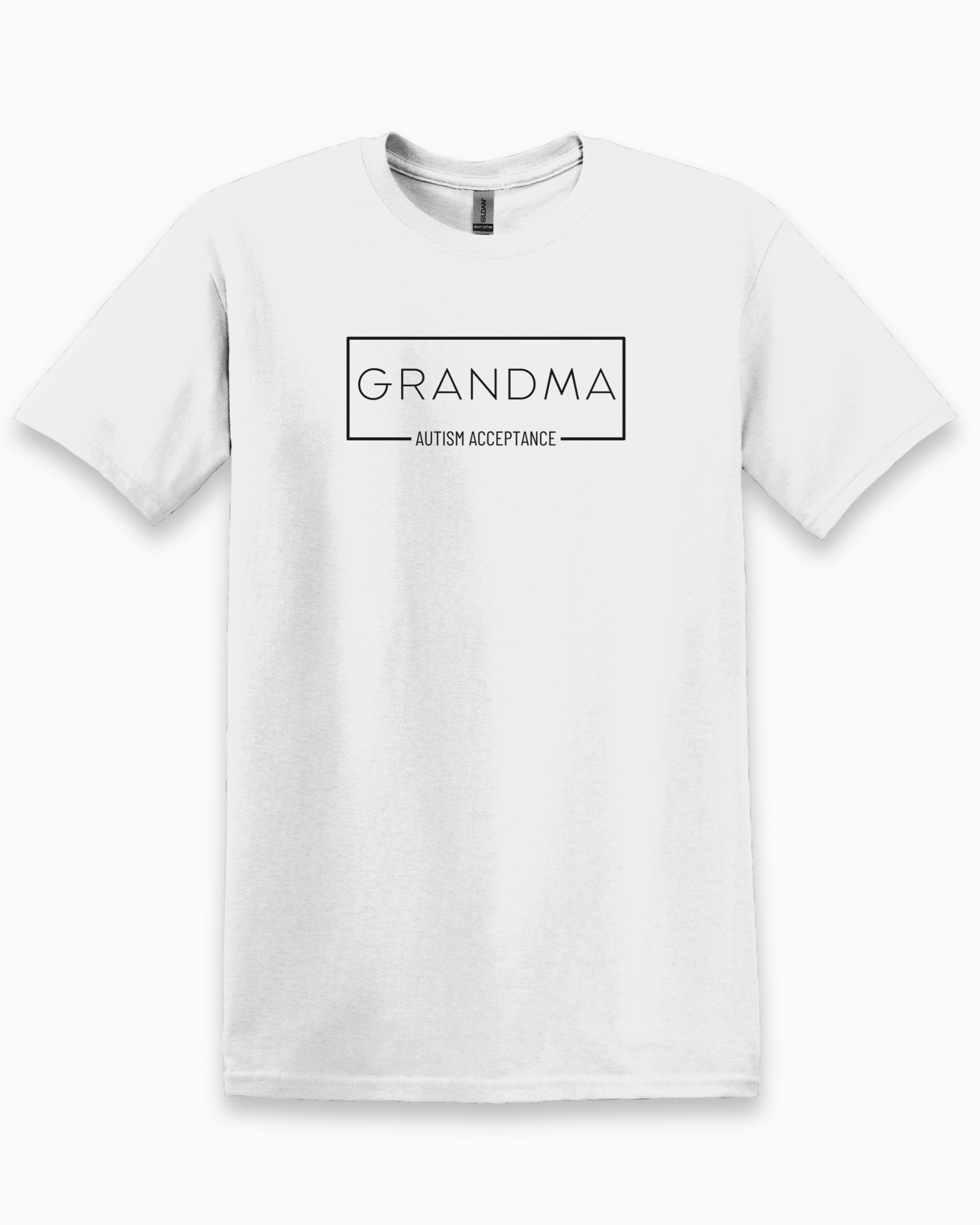 Grandma Box Tee-White-Neurodiversity, ADHD & Autism Awareness & Acceptance T-Shirt by Daily Bloom
