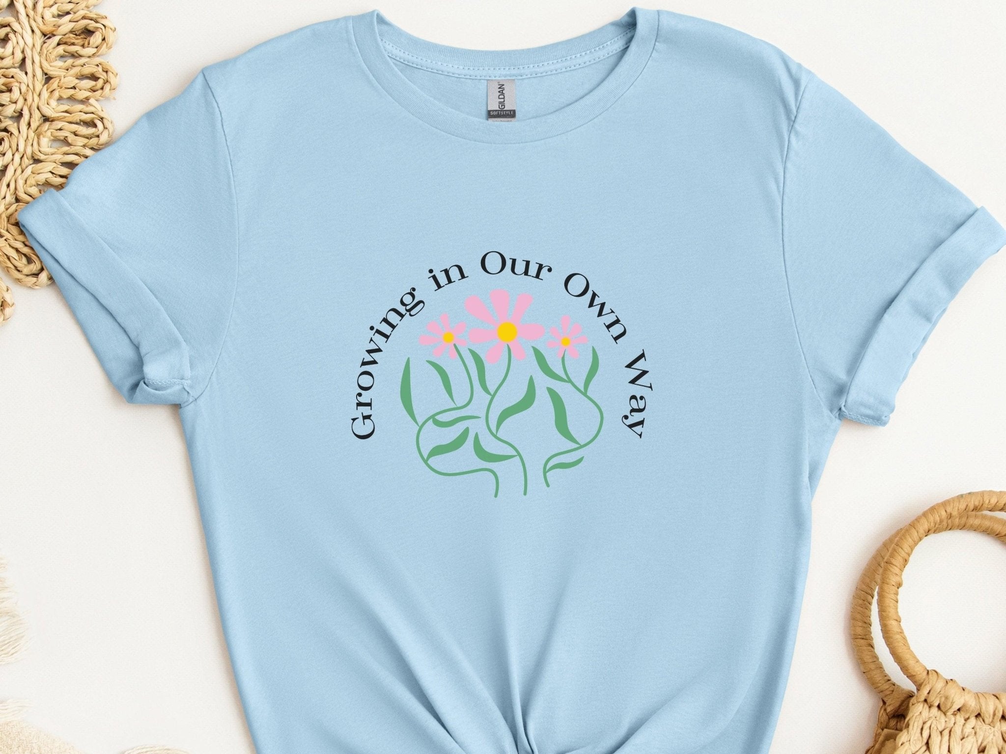 Autism T-Shirt - Growing In Our Own Way Tee - Daily Bloom