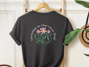 Growing In Our Own Way Tee w/ Back Print-Neurodiversity, ADHD & Autism Awareness & Acceptance T-Shirt by Daily Bloom