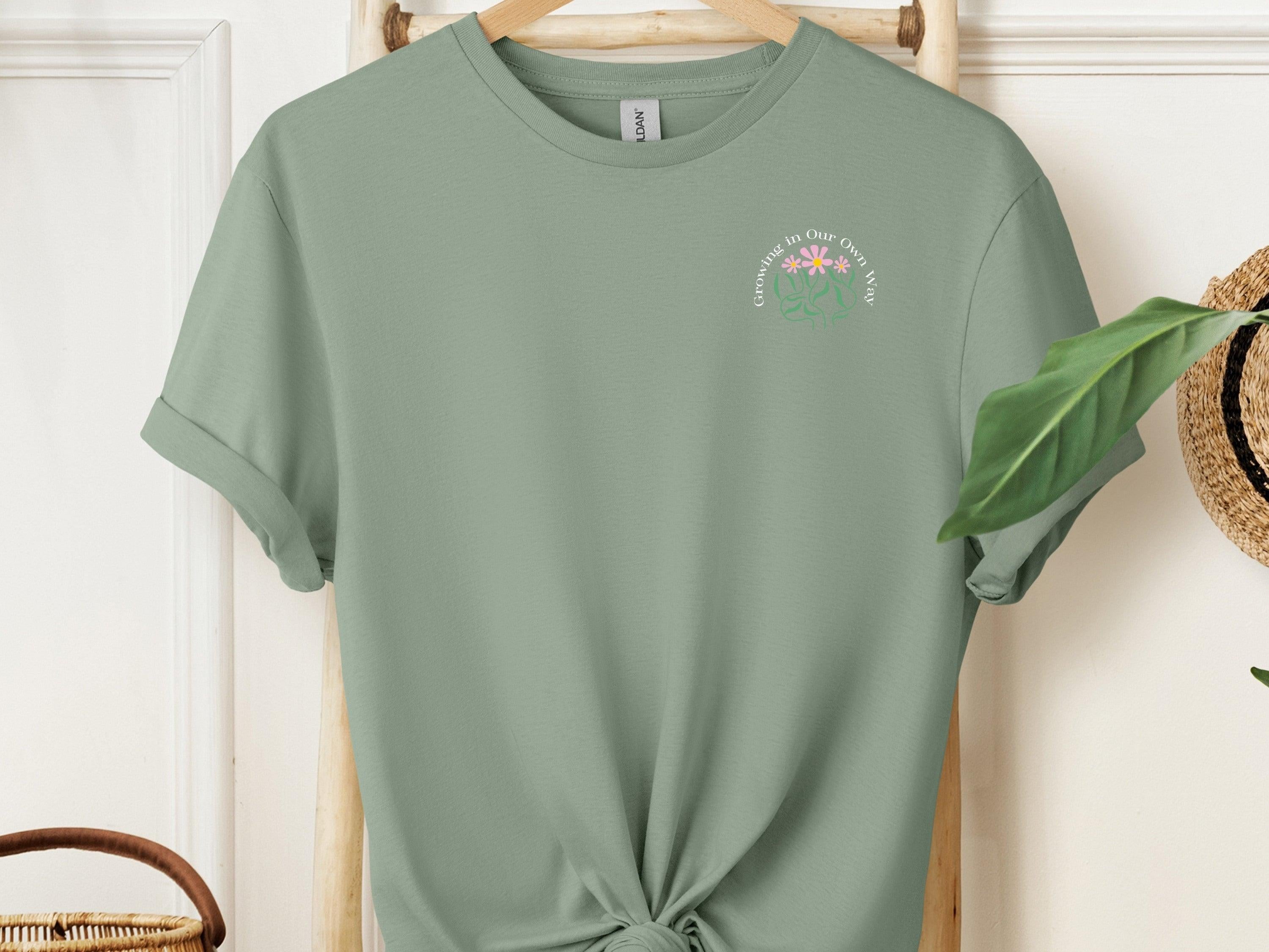  Back Print-Sage-Neurodiversity, ADHD & Autism Awareness & Acceptance T-Shirt by Daily Bloom