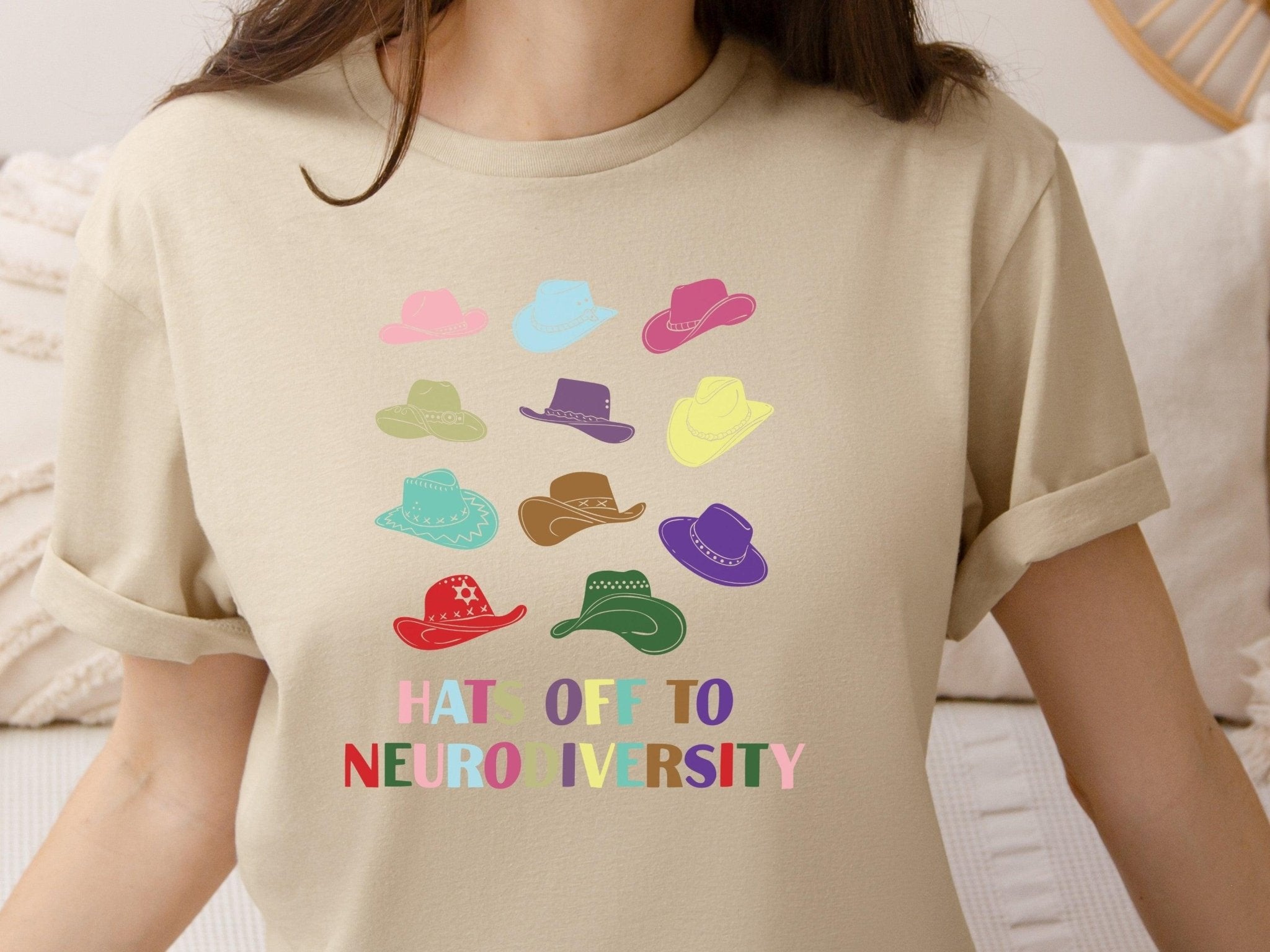 Autism T-Shirt - Hats Off to Neurodiversity Tee - Daily Bloom