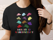 Hats Off to Neurodiversity Tee-Neurodiversity, ADHD & Autism Awareness & Acceptance T-Shirt by Daily Bloom