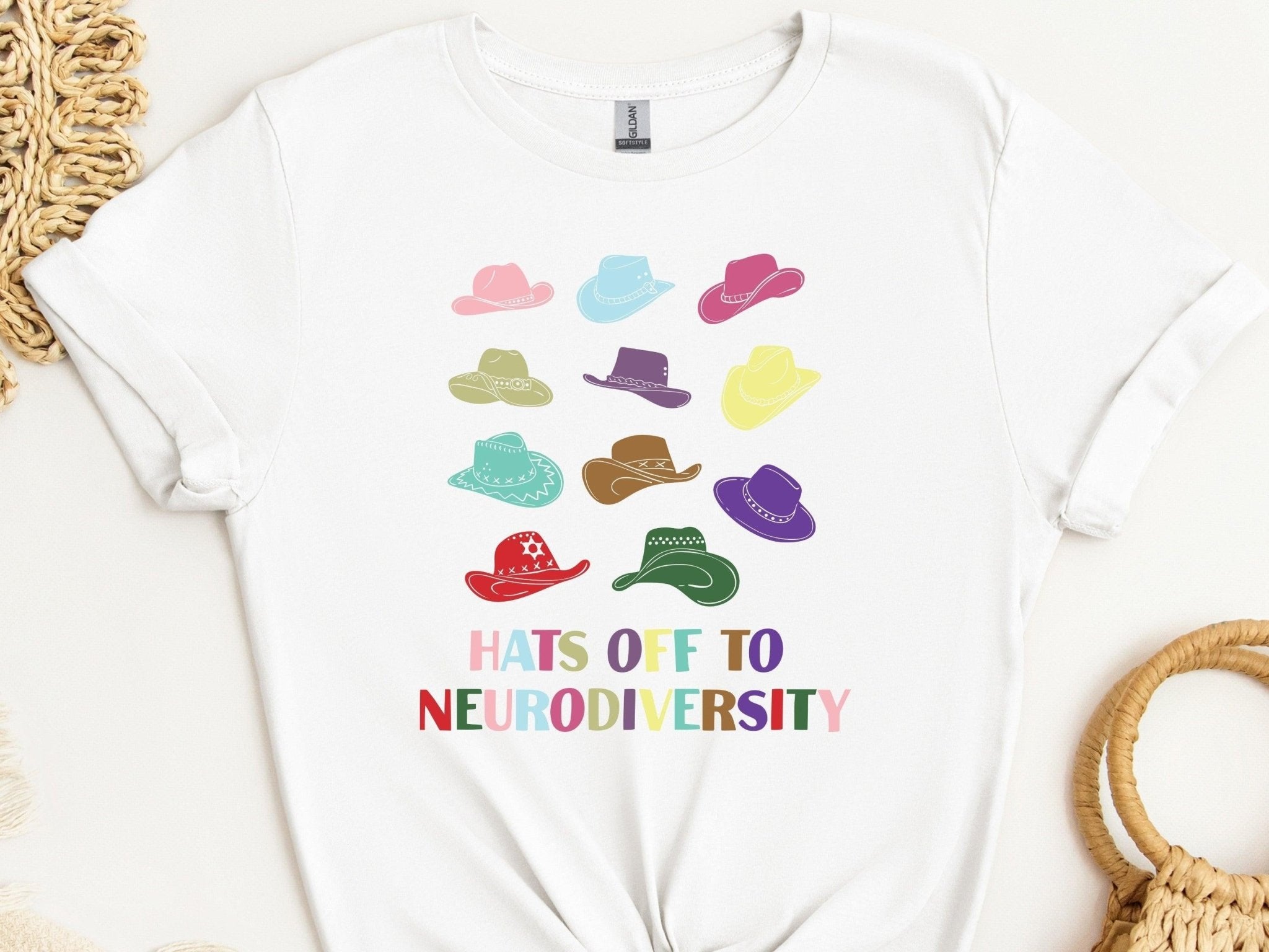 Autism T-Shirt - Hats Off to Neurodiversity Tee - Daily Bloom