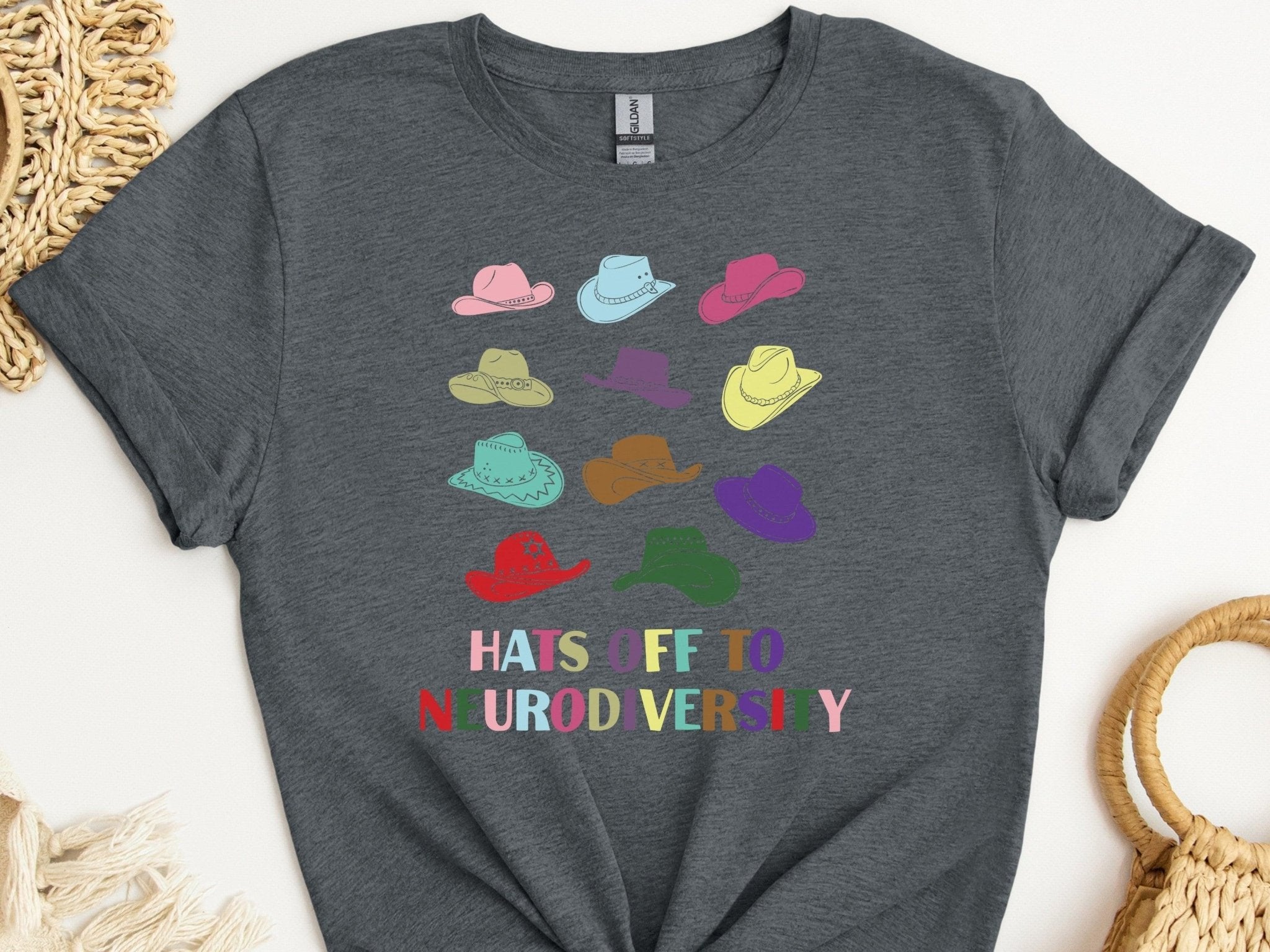 Autism T-Shirt - Hats Off to Neurodiversity Tee - Daily Bloom