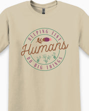 Helping Tiny Humans Do Big Things Tee-Neurodiversity, ADHD & Autism Awareness & Acceptance T-Shirt by Daily Bloom