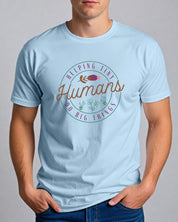 Helping Tiny Humans Do Big Things Tee-Neurodiversity, ADHD & Autism Awareness & Acceptance T-Shirt by Daily Bloom