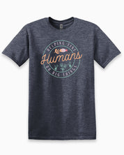 Helping Tiny Humans Do Big Things Tee-Heather Navy-Neurodiversity, ADHD & Autism Awareness & Acceptance T-Shirt by Daily Bloom