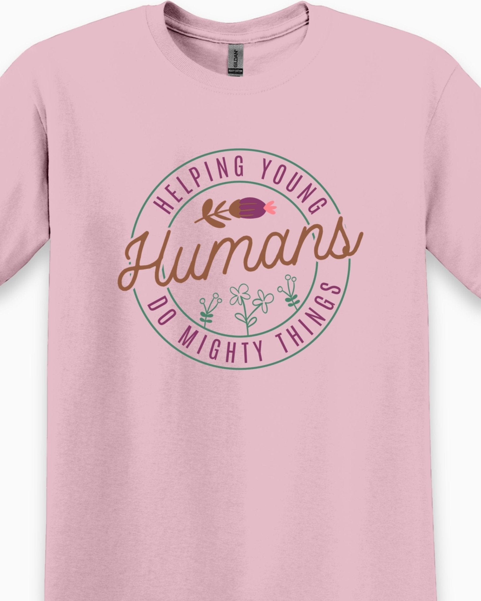 Autism T-Shirt - Helping Young Humans Do Mighty Things Tee - Daily Bloom