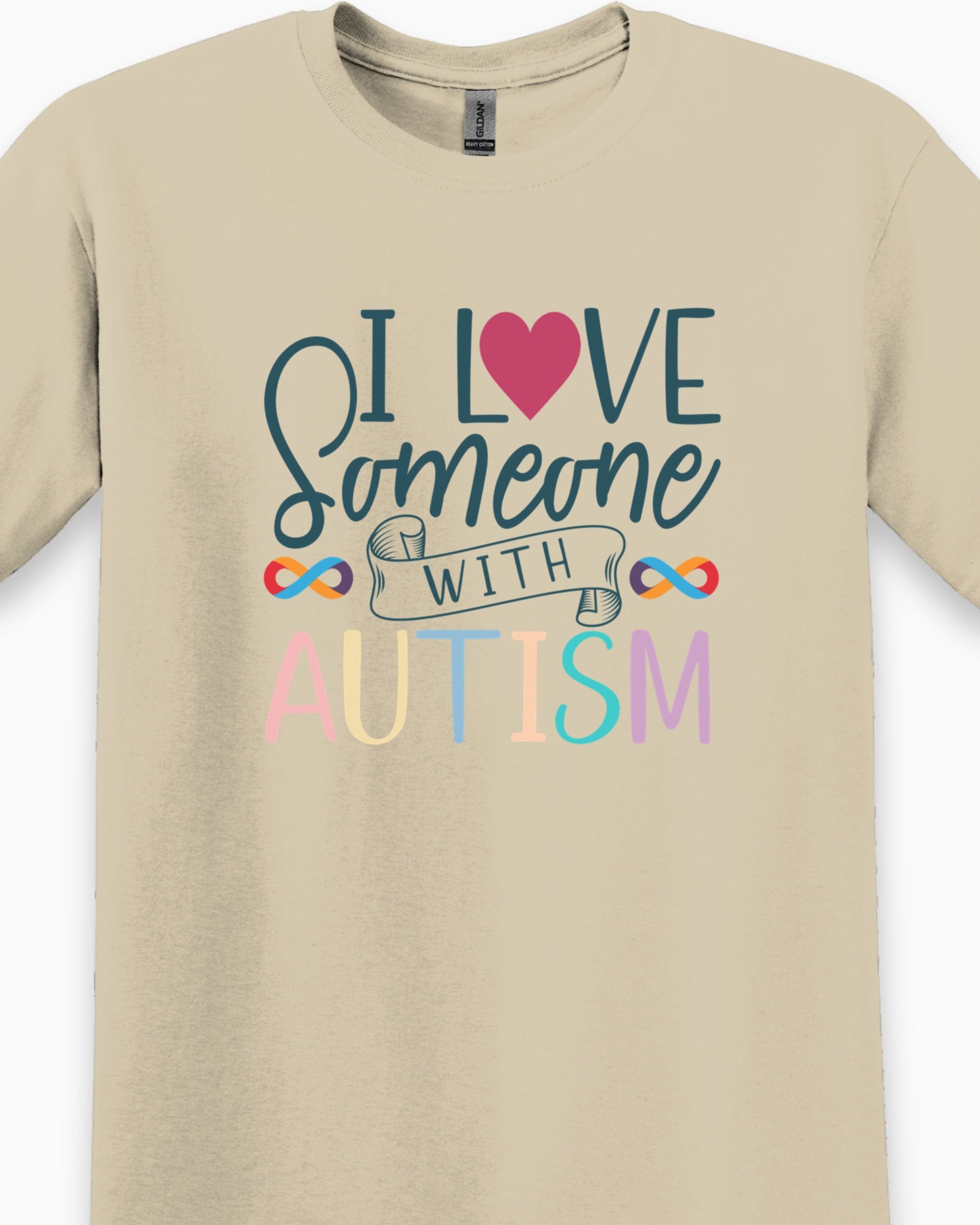 I Love Someone With Autism Tee-Neurodiversity, ADHD & Autism Awareness & Acceptance T-Shirt by Daily Bloom