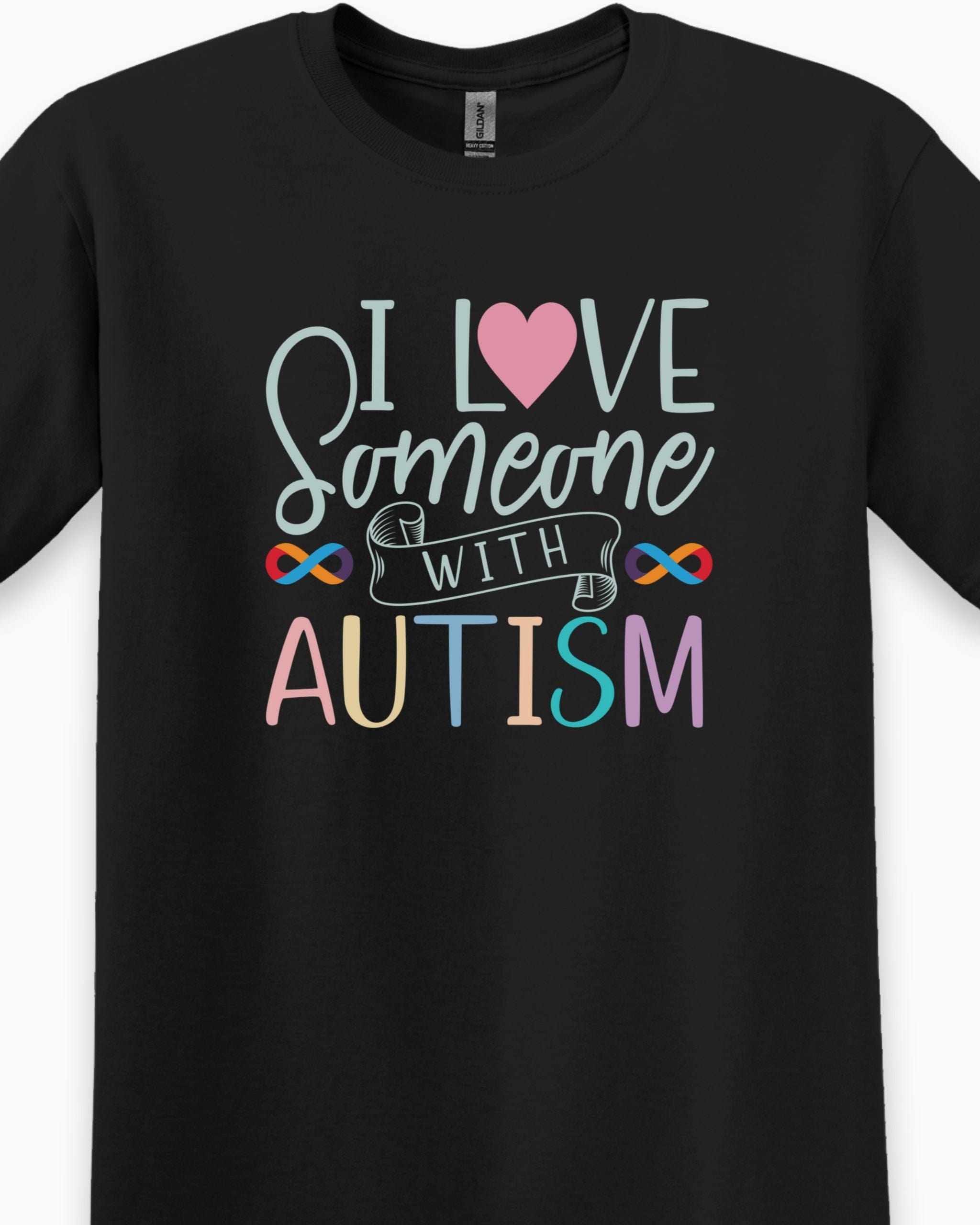 I Love Someone With Autism Tee-Neurodiversity, ADHD & Autism Awareness & Acceptance T-Shirt by Daily Bloom