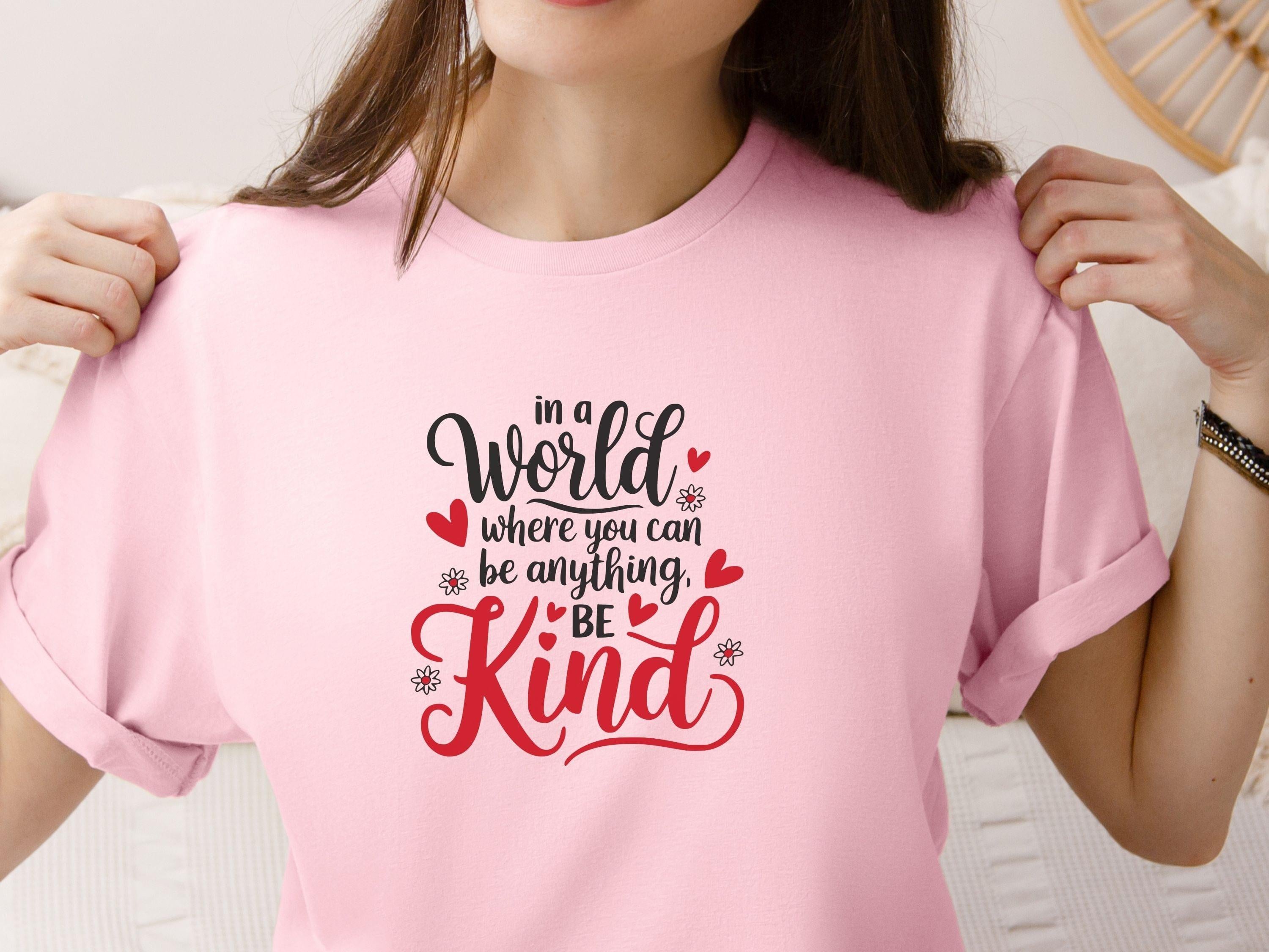In A World Where You Can Be Anything Be Kind Tee-Neurodiversity, ADHD & Autism Awareness & Acceptance T-Shirt by Daily Bloom