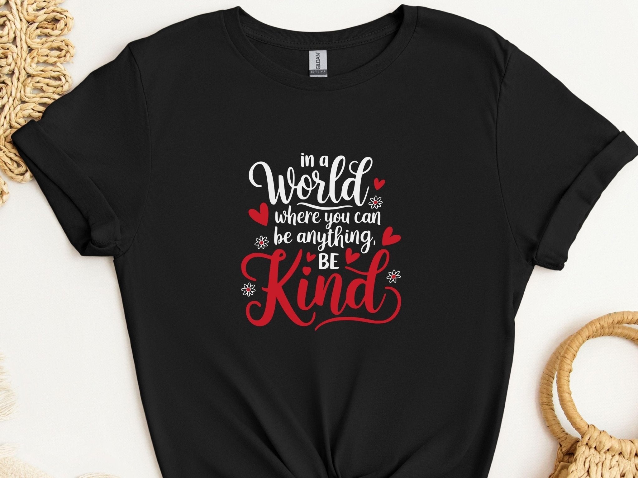 Autism T-Shirt - In A World Where You Can Be Anything Be Kind Tee - Daily Bloom