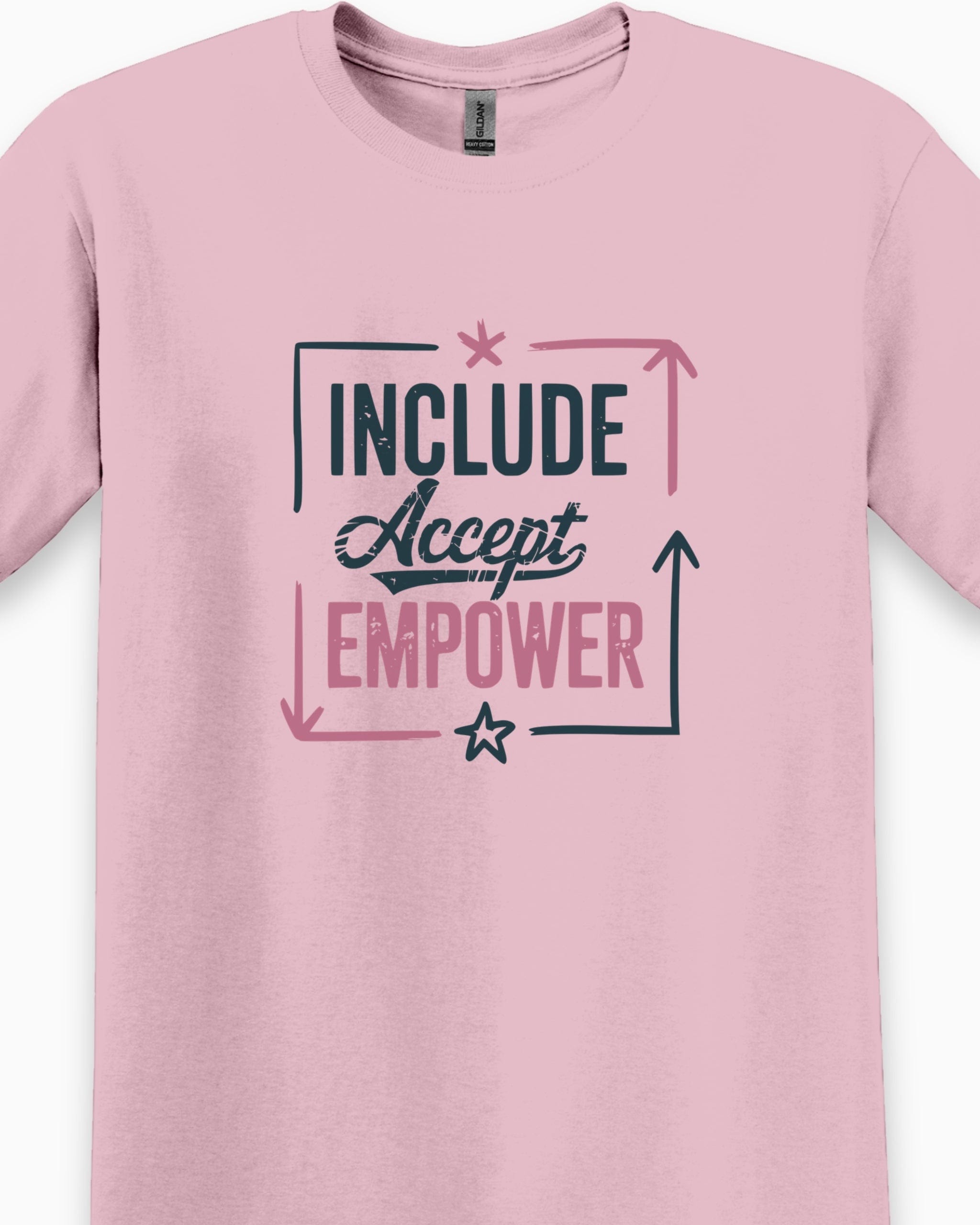 Include Accept Empower Tee-Neurodiversity, ADHD & Autism Awareness & Acceptance T-Shirt by Daily Bloom