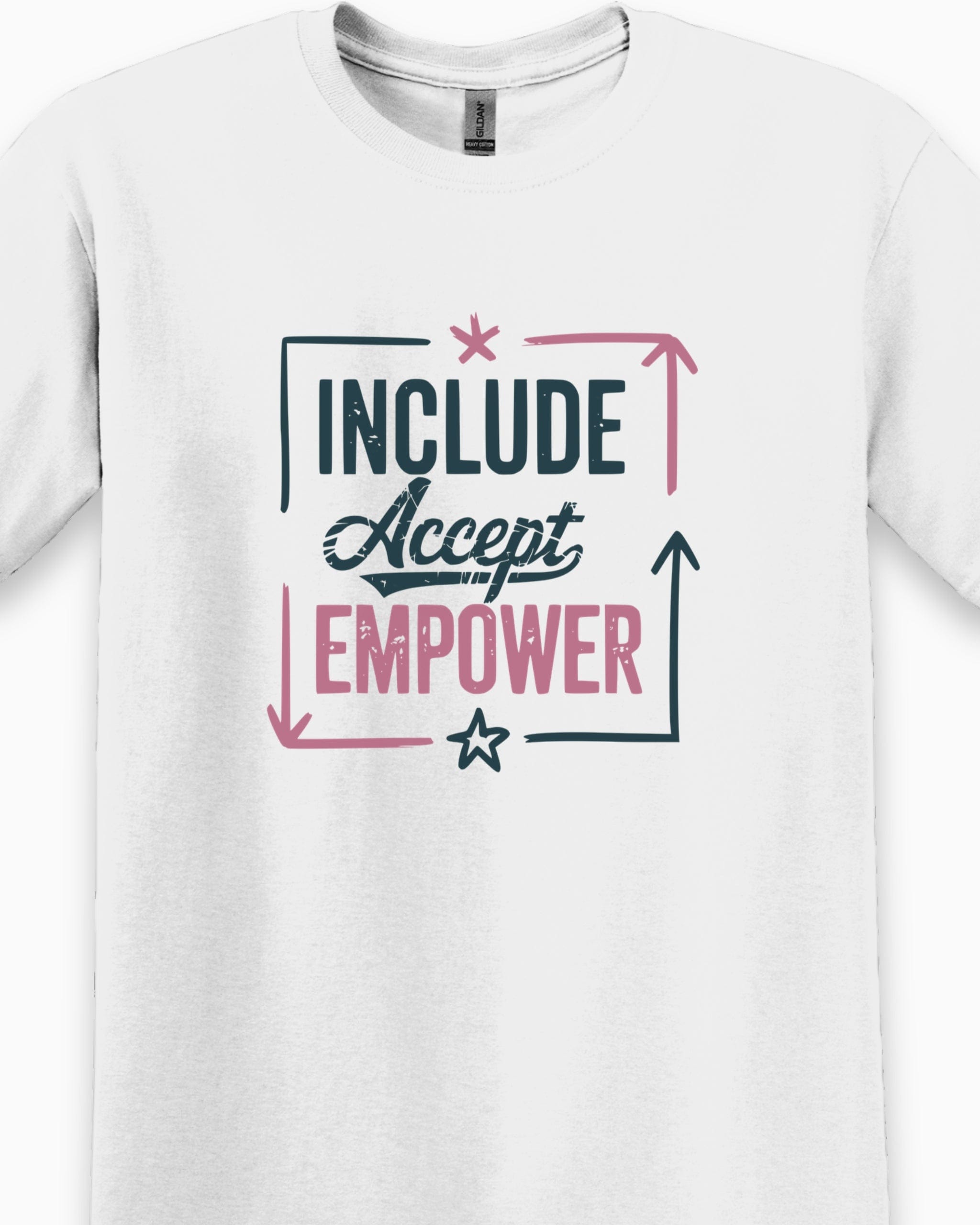 Include Accept Empower Tee-Neurodiversity, ADHD & Autism Awareness & Acceptance T-Shirt by Daily Bloom