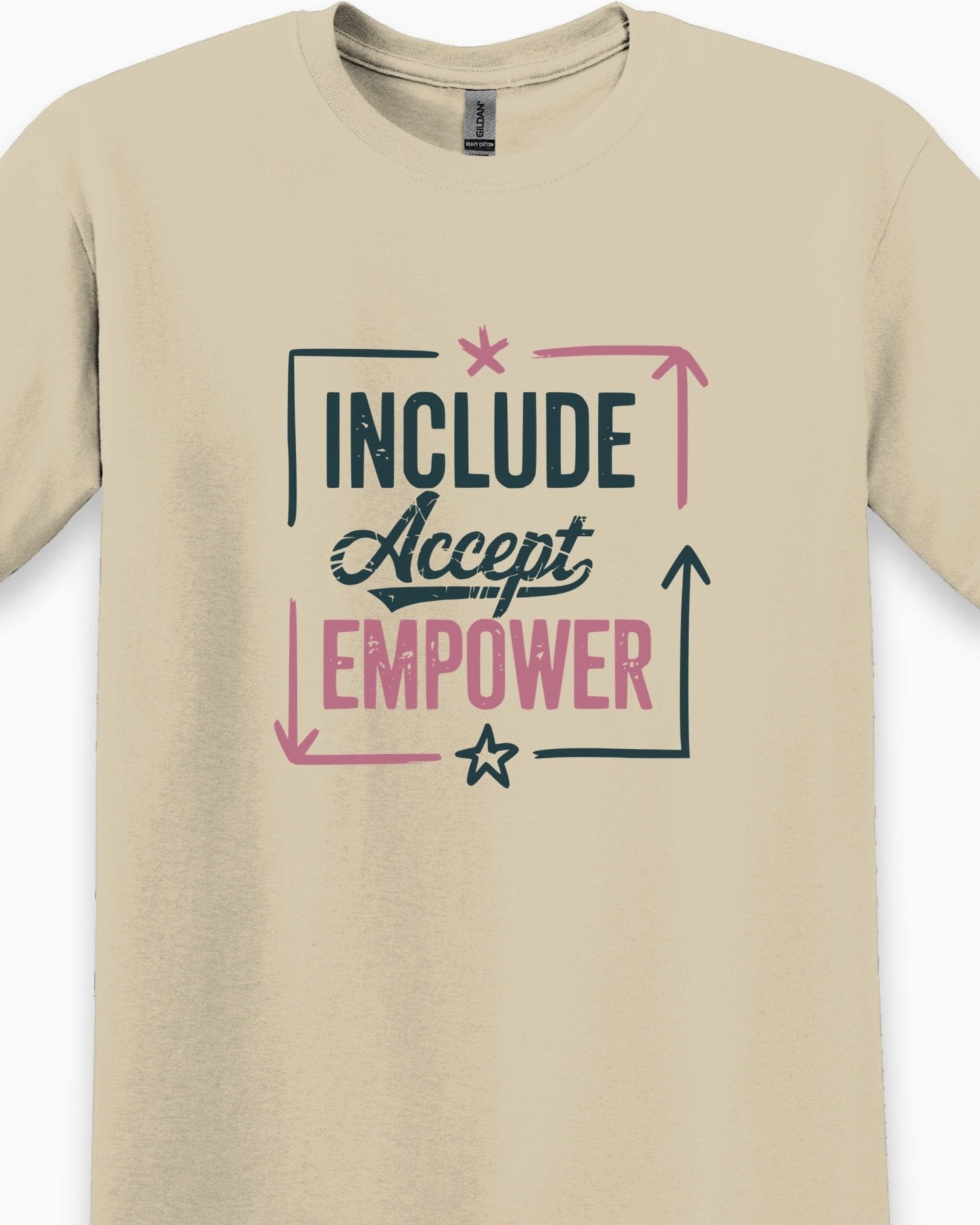 Autism T-Shirt - Include Accept Empower Tee - Daily Bloom
