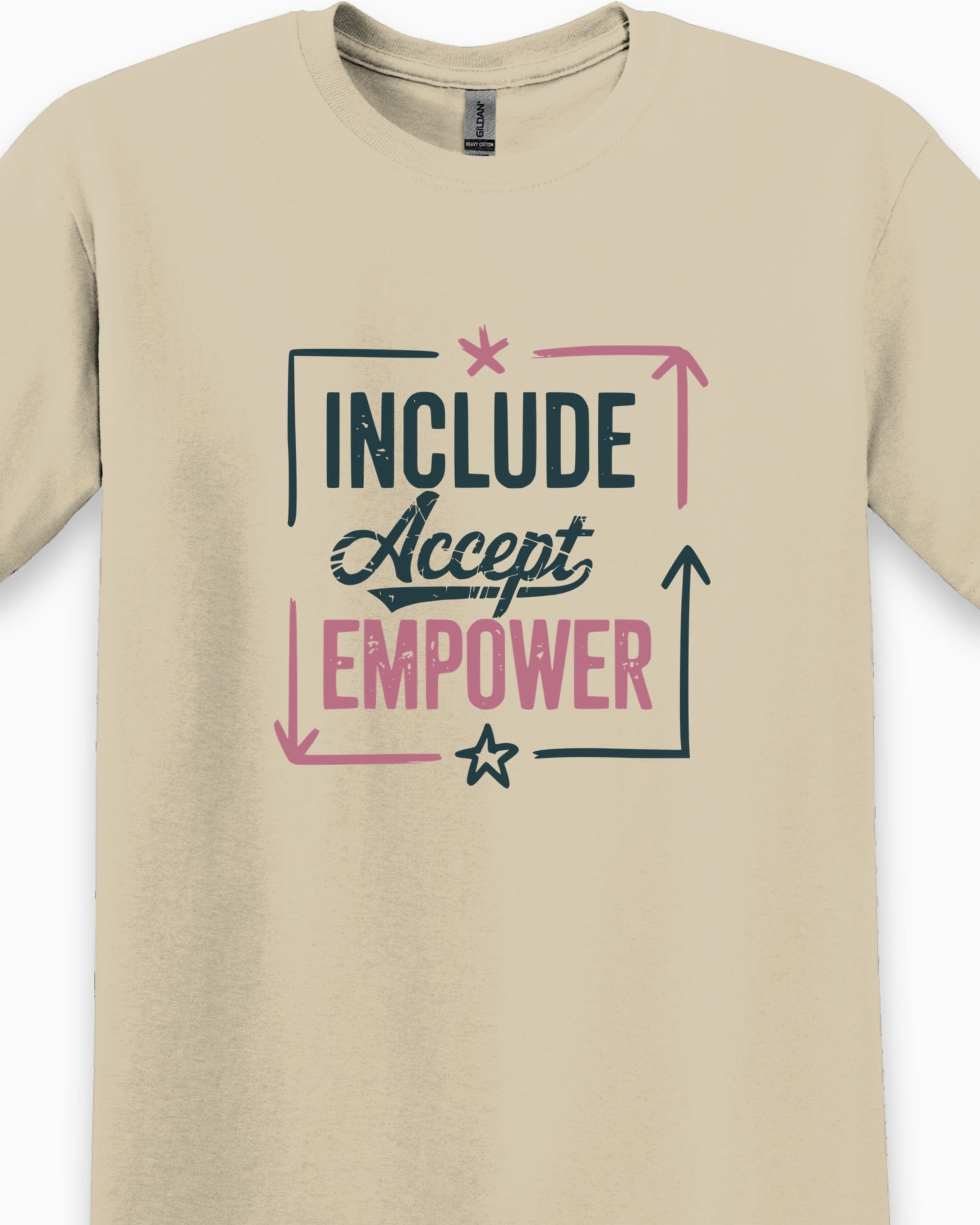 Include Accept Empower Tee-Neurodiversity, ADHD & Autism Awareness & Acceptance T-Shirt by Daily Bloom