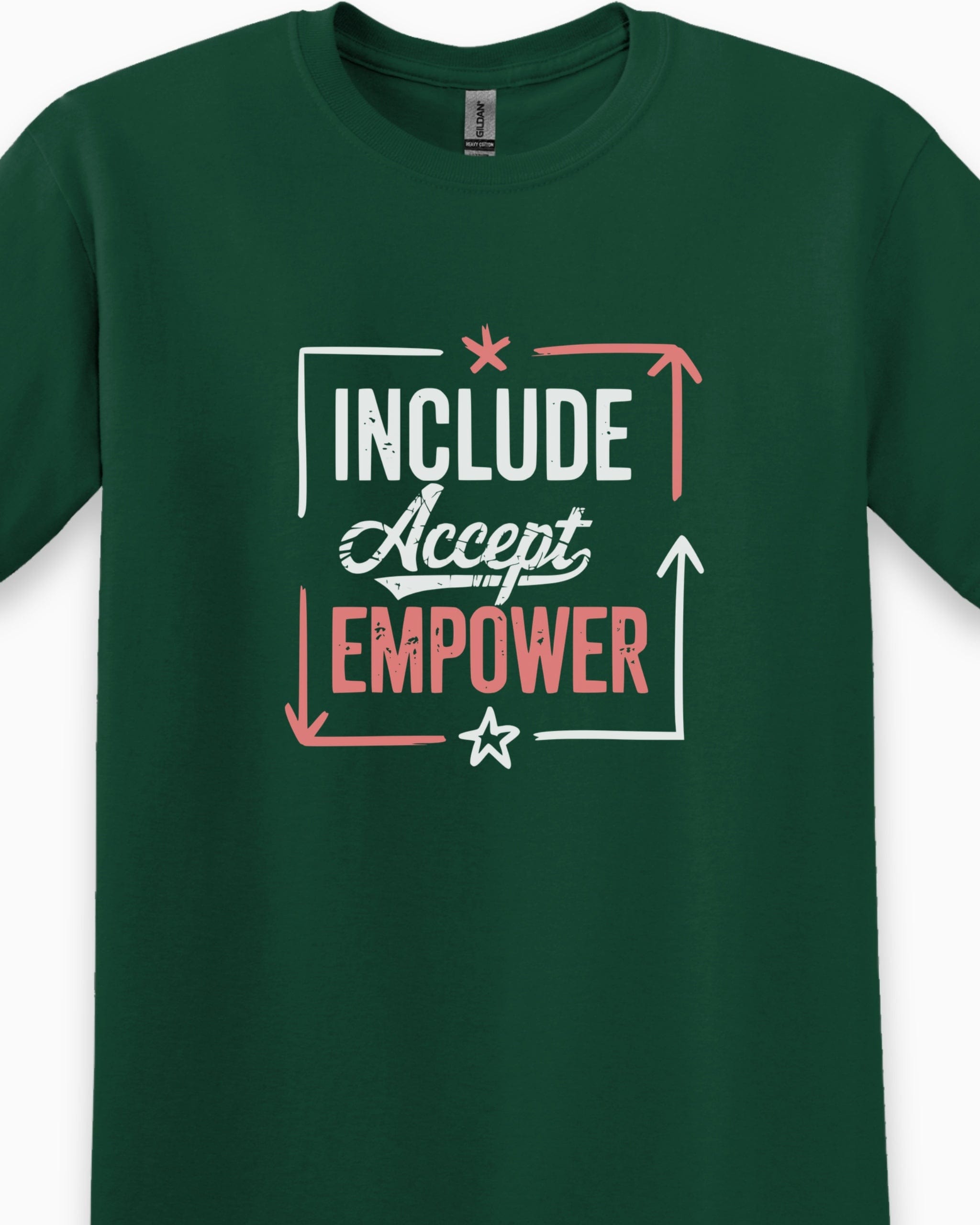 Include Accept Empower Tee-Neurodiversity, ADHD & Autism Awareness & Acceptance T-Shirt by Daily Bloom