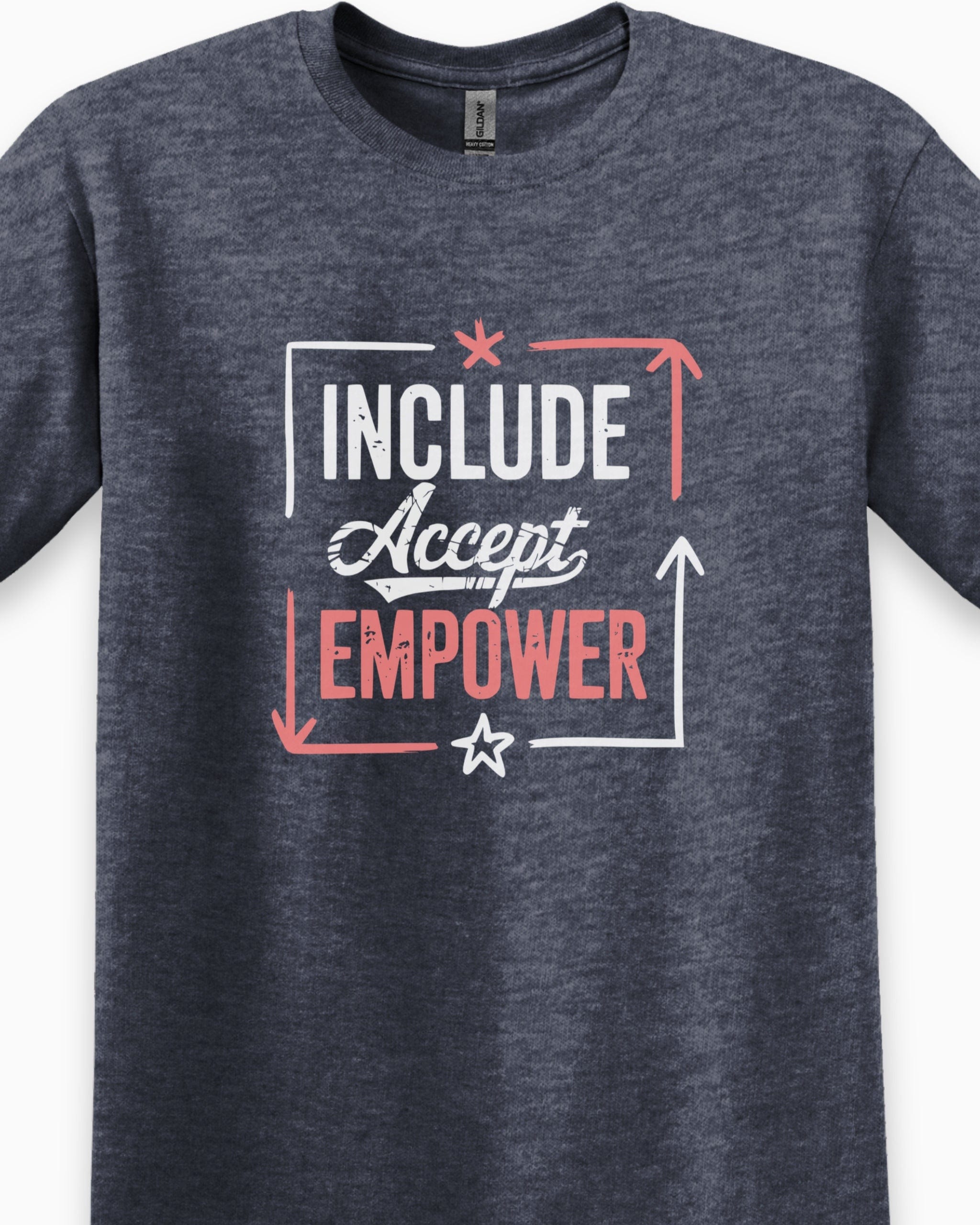 Include Accept Empower Tee-Neurodiversity, ADHD & Autism Awareness & Acceptance T-Shirt by Daily Bloom
