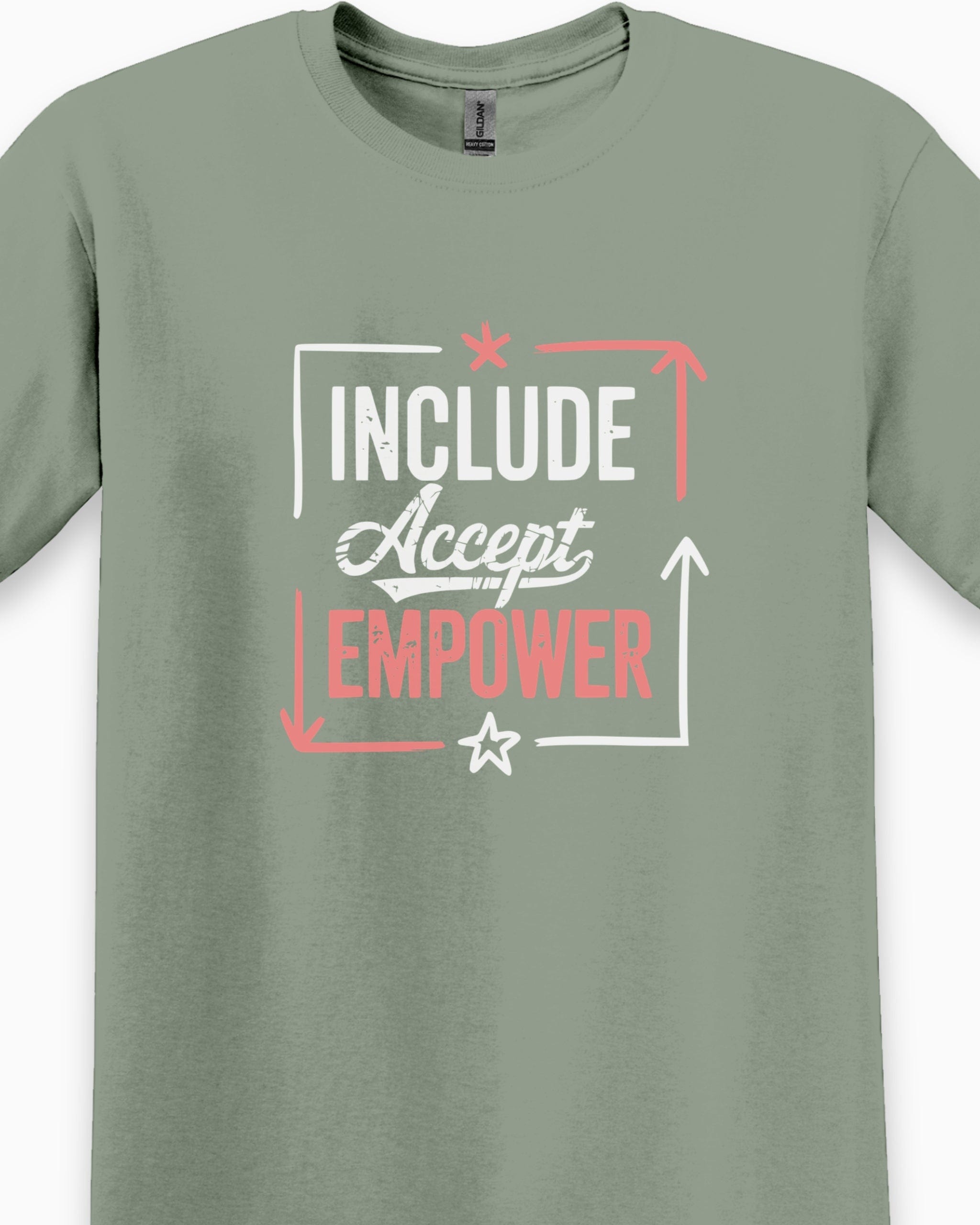 Include Accept Empower Tee-Neurodiversity, ADHD & Autism Awareness & Acceptance T-Shirt by Daily Bloom