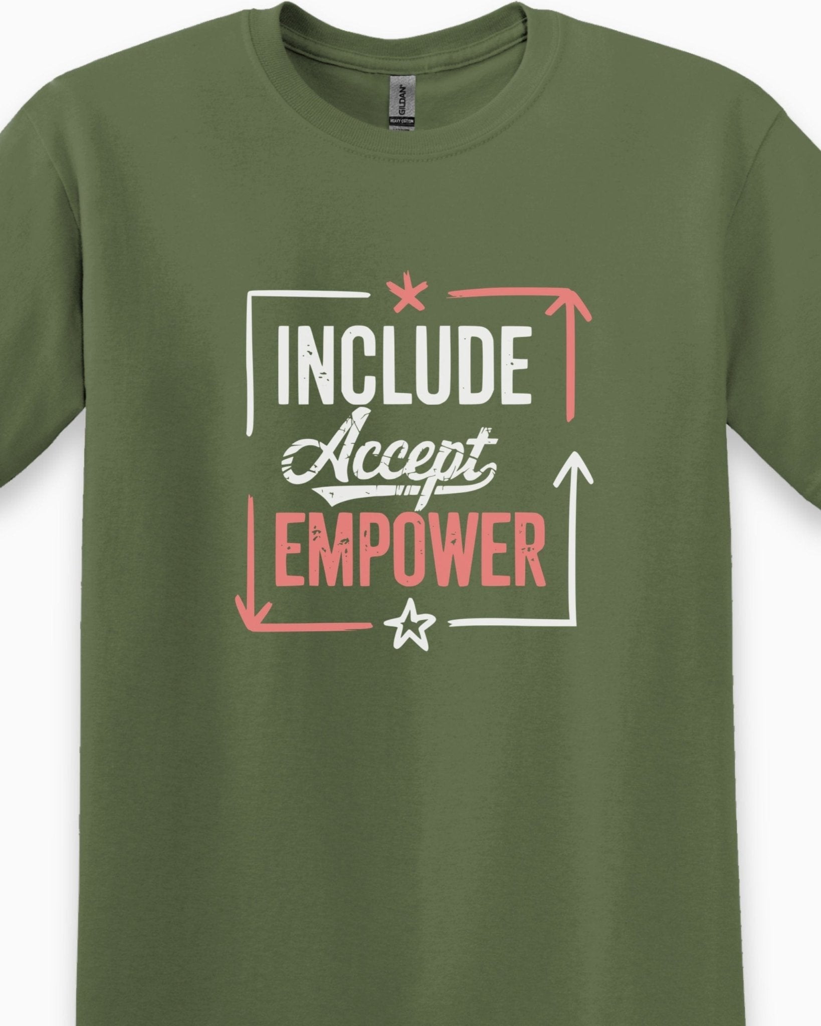 Autism T-Shirt - Include Accept Empower Tee - Daily Bloom
