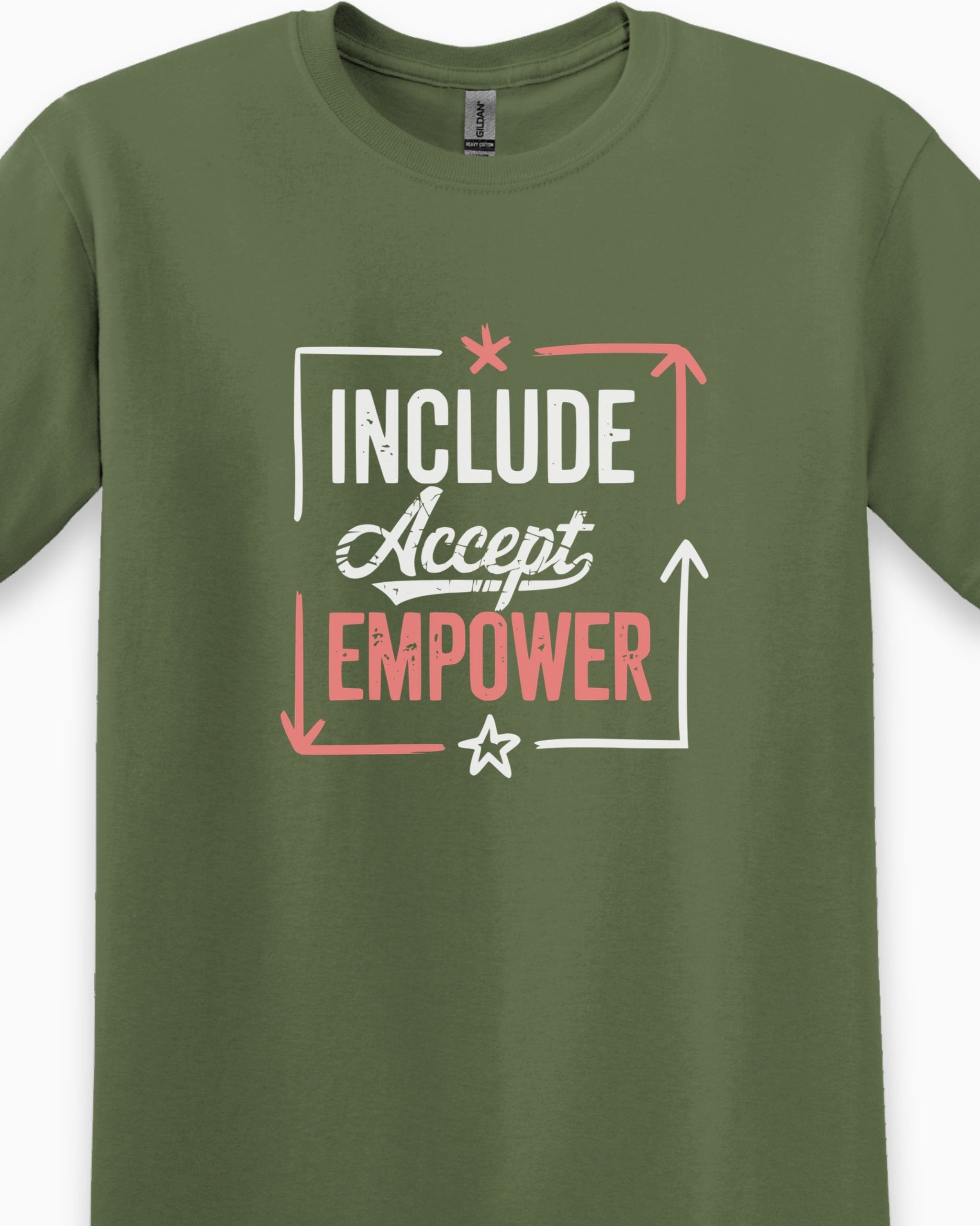 Include Accept Empower Tee-Neurodiversity, ADHD & Autism Awareness & Acceptance T-Shirt by Daily Bloom