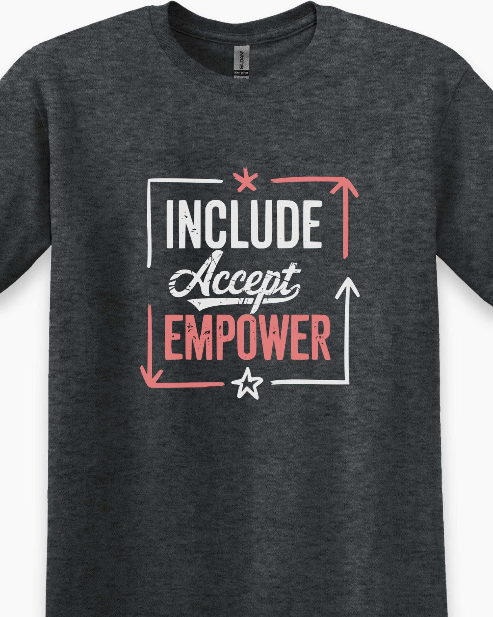 Include Accept Empower Tee-Neurodiversity, ADHD & Autism Awareness & Acceptance T-Shirt by Daily Bloom