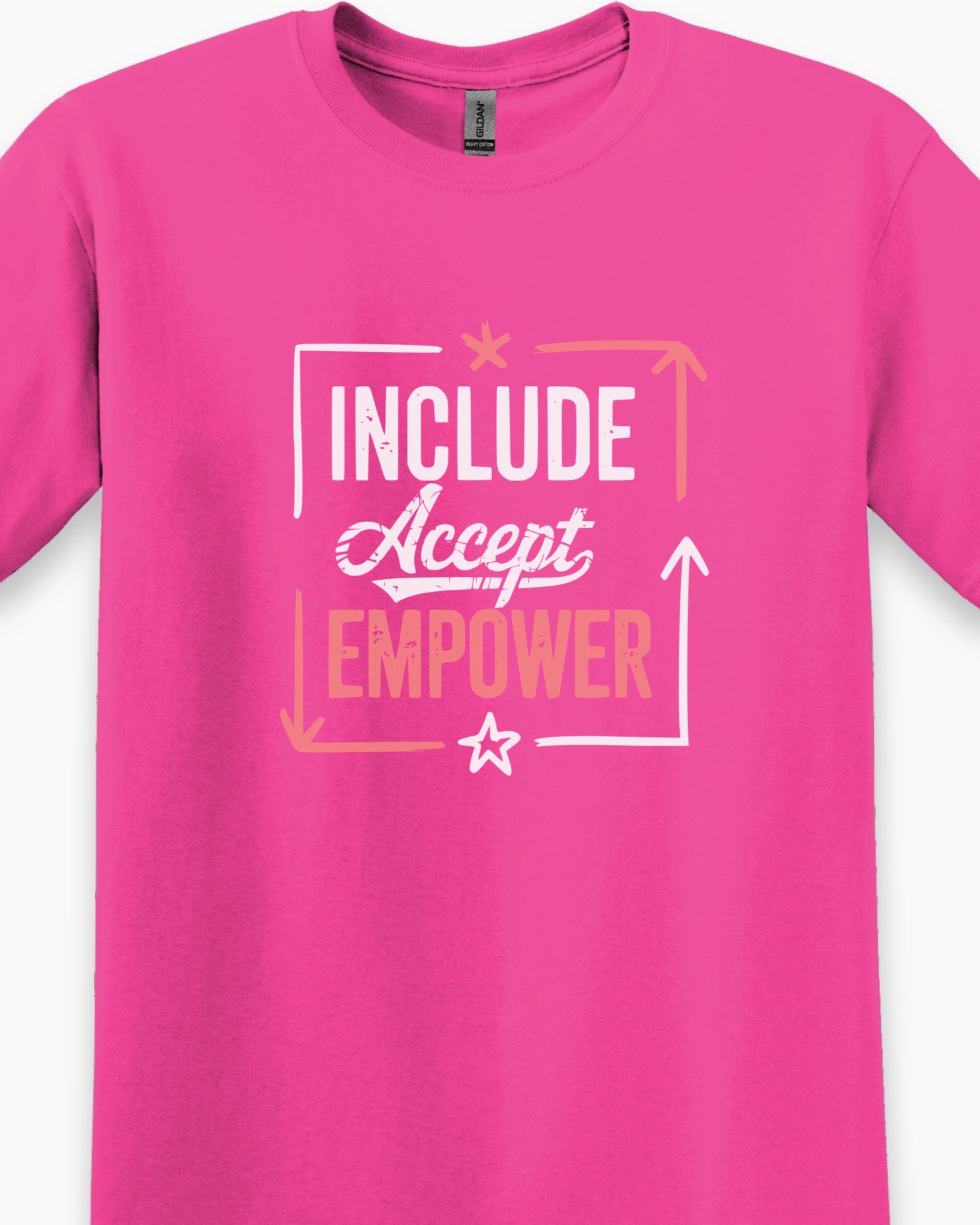 Include Accept Empower Tee-Neurodiversity, ADHD & Autism Awareness & Acceptance T-Shirt by Daily Bloom