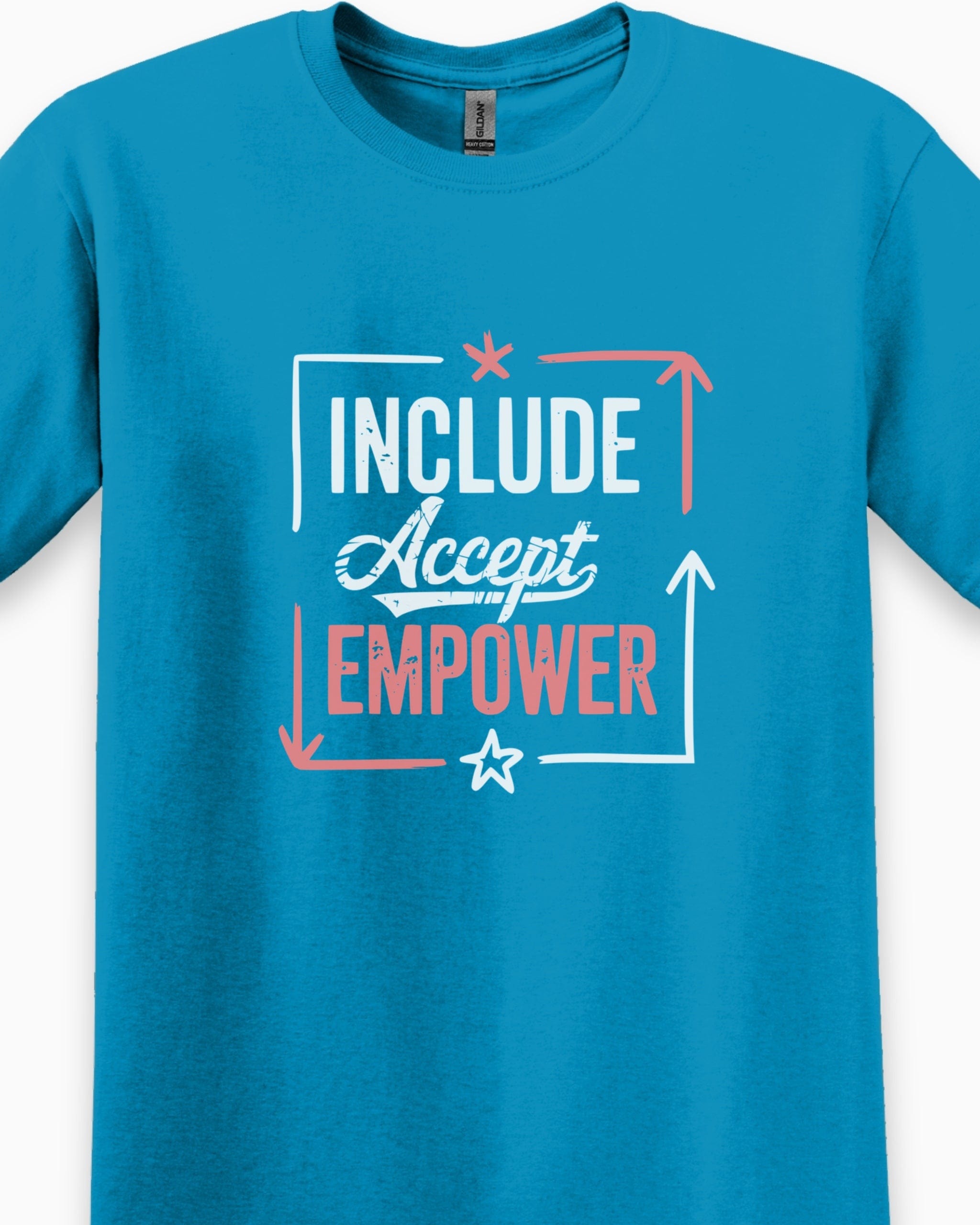 Include Accept Empower Tee-Neurodiversity, ADHD & Autism Awareness & Acceptance T-Shirt by Daily Bloom