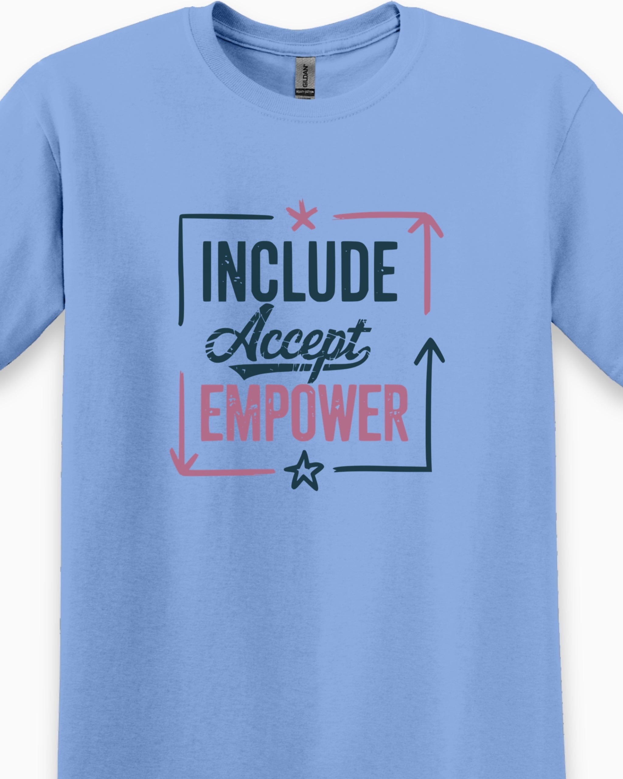 Include Accept Empower Tee-Neurodiversity, ADHD & Autism Awareness & Acceptance T-Shirt by Daily Bloom