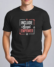 Include Accept Empower Tee-Neurodiversity, ADHD & Autism Awareness & Acceptance T-Shirt by Daily Bloom
