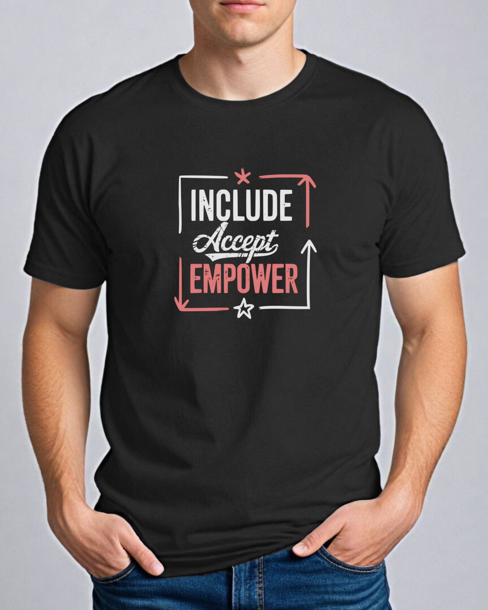 Include Accept Empower Tee-Neurodiversity, ADHD & Autism Awareness & Acceptance T-Shirt by Daily Bloom