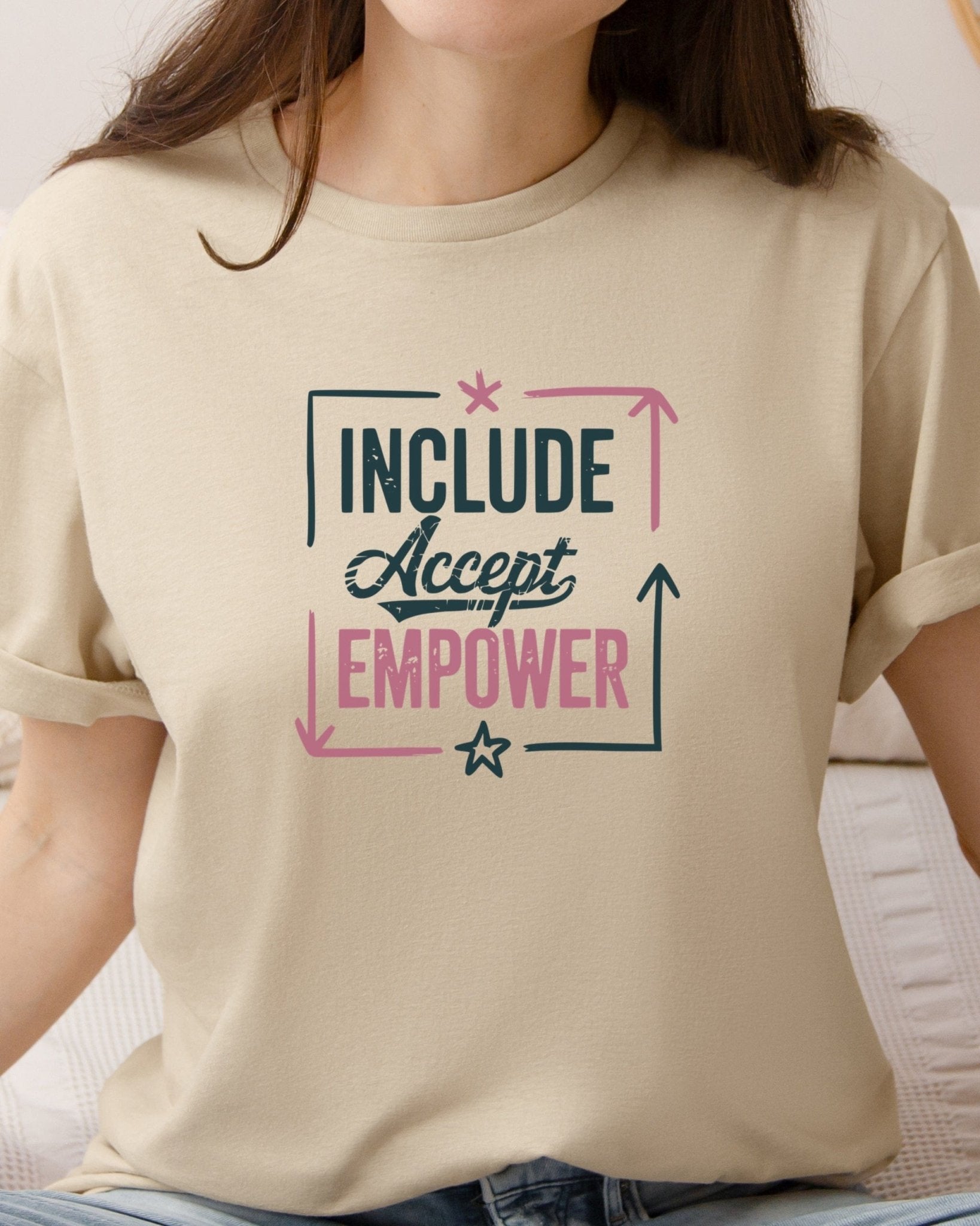 Autism T-Shirt - Include Accept Empower Tee - Daily Bloom