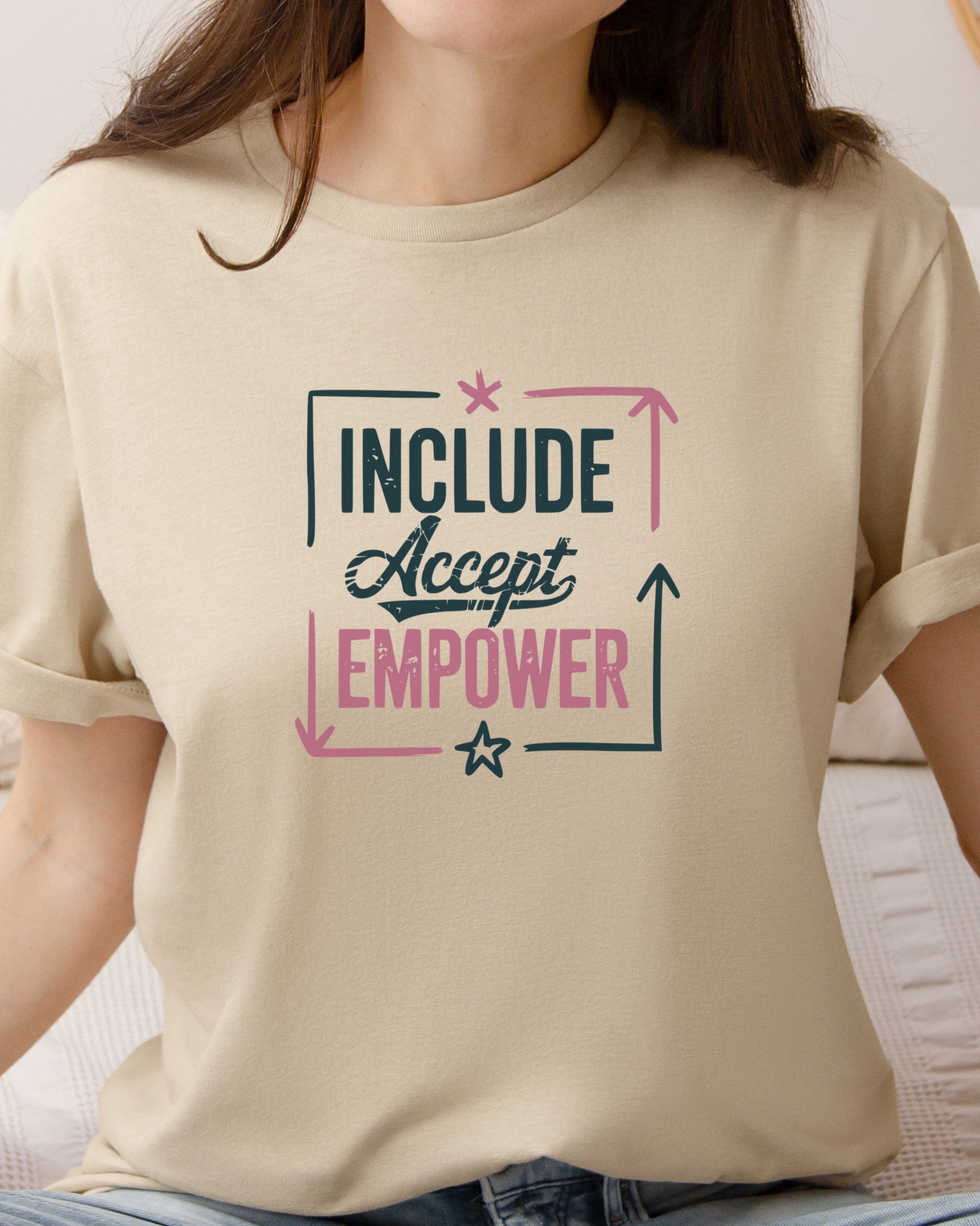 Include Accept Empower Tee-Neurodiversity, ADHD & Autism Awareness & Acceptance T-Shirt by Daily Bloom