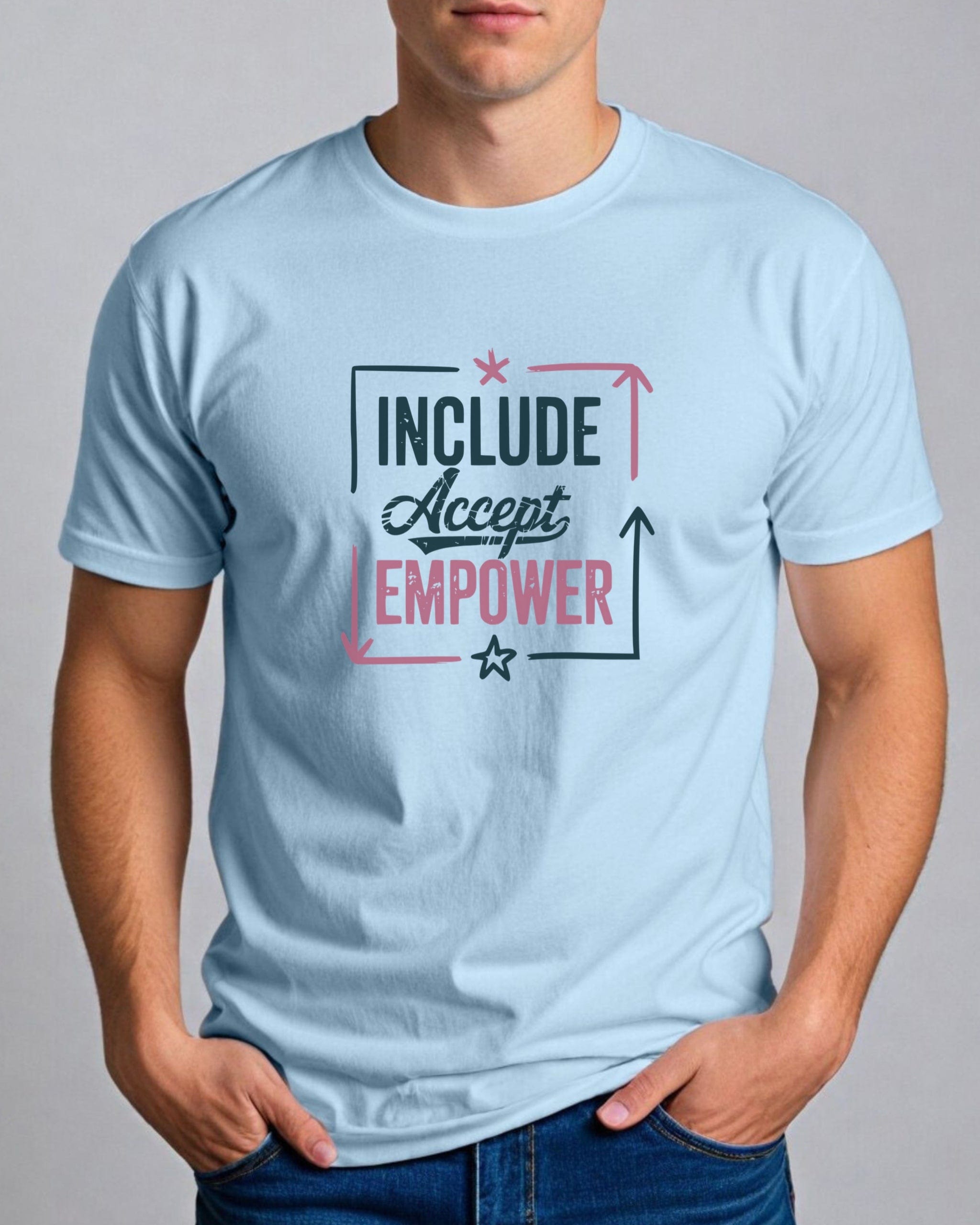 Include Accept Empower Tee-Neurodiversity, ADHD & Autism Awareness & Acceptance T-Shirt by Daily Bloom
